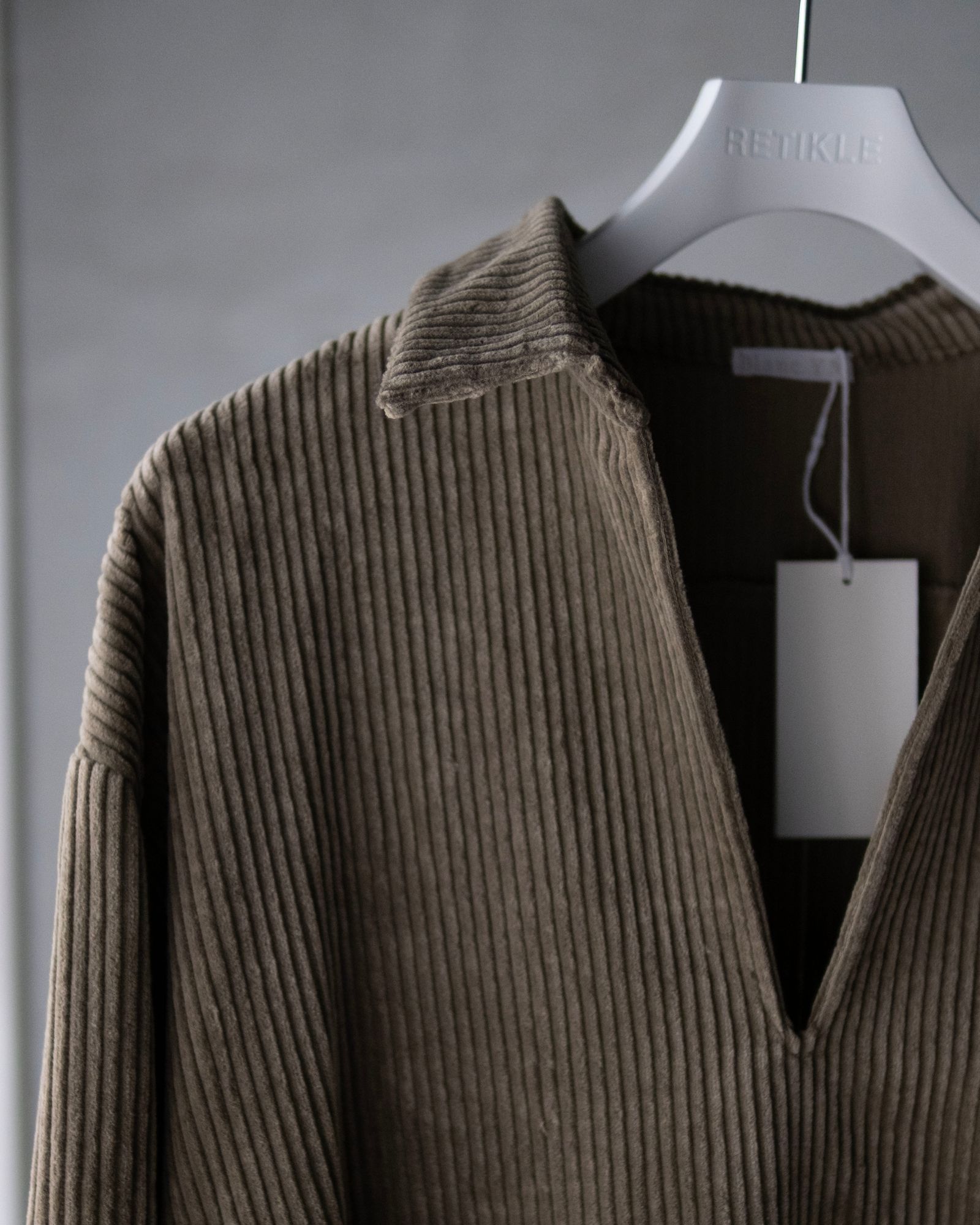 Corduroy Skipper Shirts / Beige