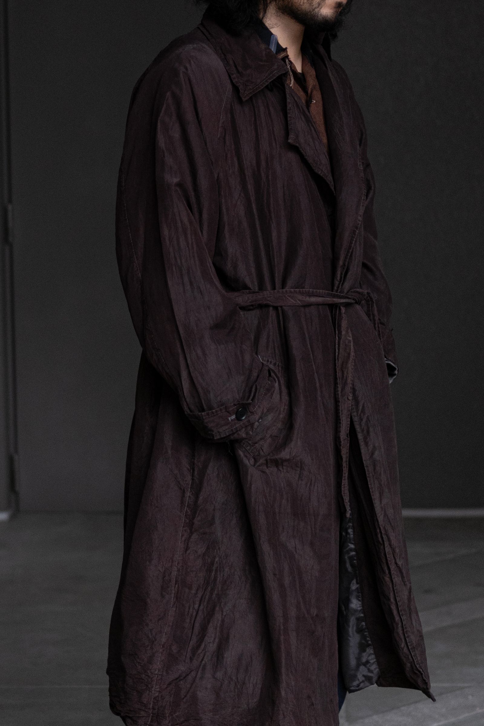 【Blanc YM×Retikle】Silk kakishibu coat
