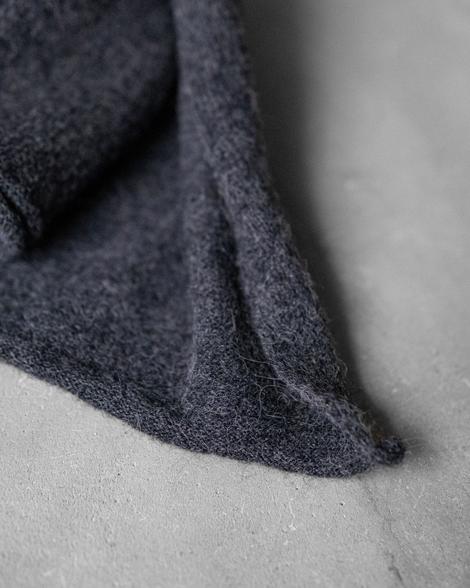 Baby Alpaca Muffler / Gray