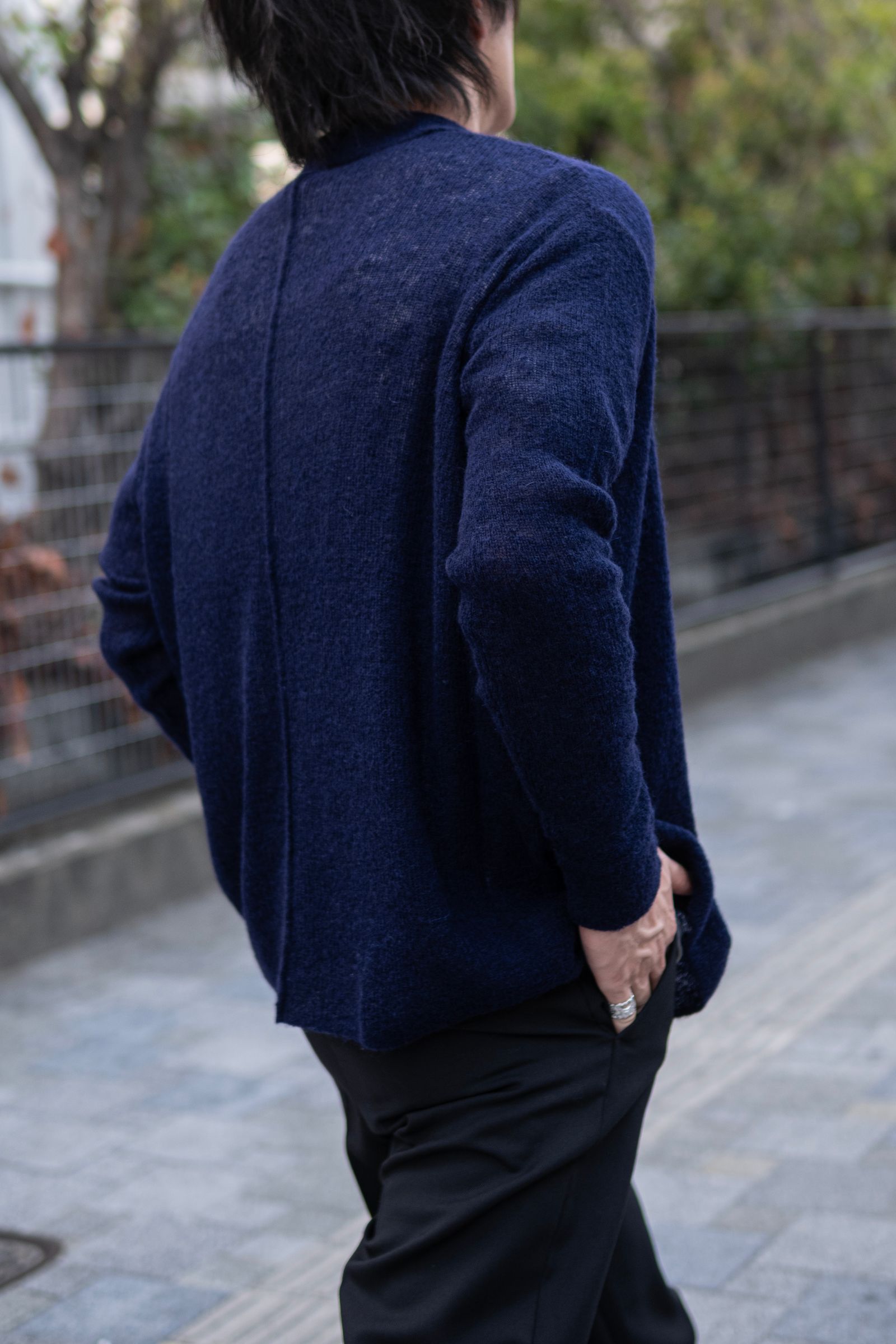 NOTHING SPECIAL KNITTED SHIRT / DAYBREAK NAVY