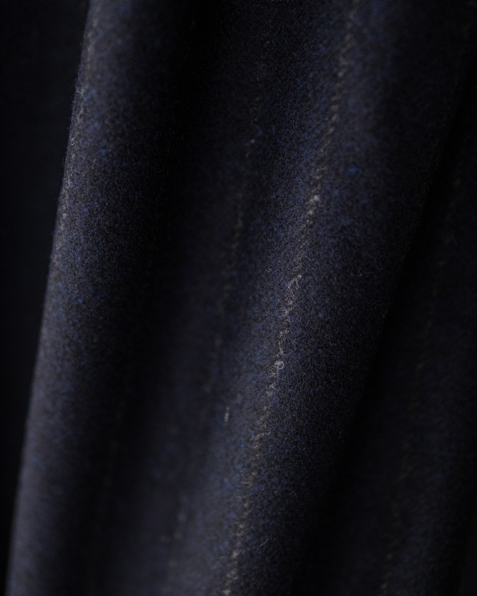 CROPPED BAGGY PANTS / NAVY STRIPE