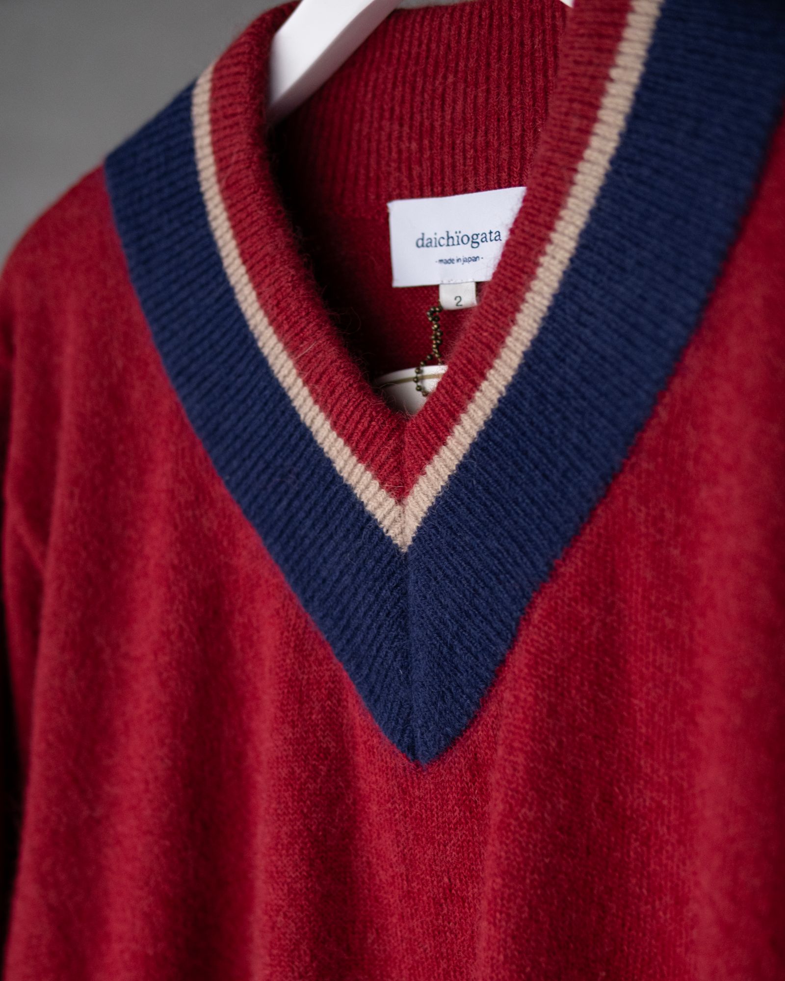 ALPACA TILDEN KNIT / RED