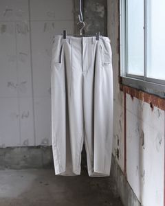 “Washable Super120’s” WIDE CEREMONY “MC” TROUSERS / Gray