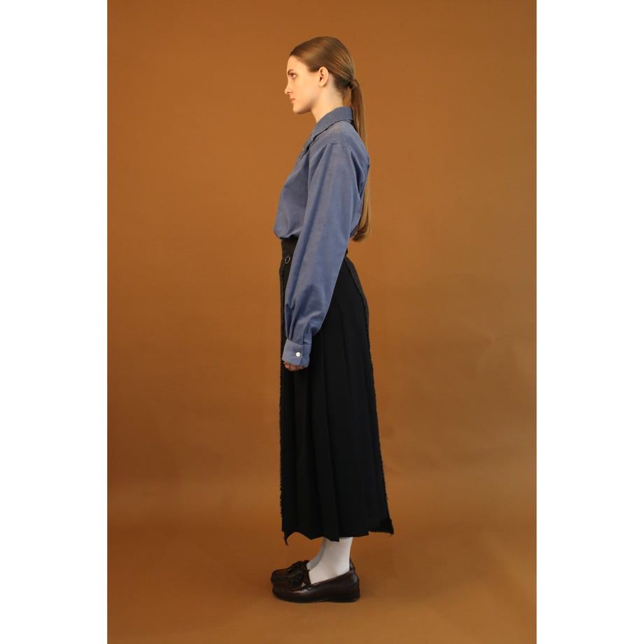 CORDUROY CROSSTIE SHIRTS / SAX BLUE