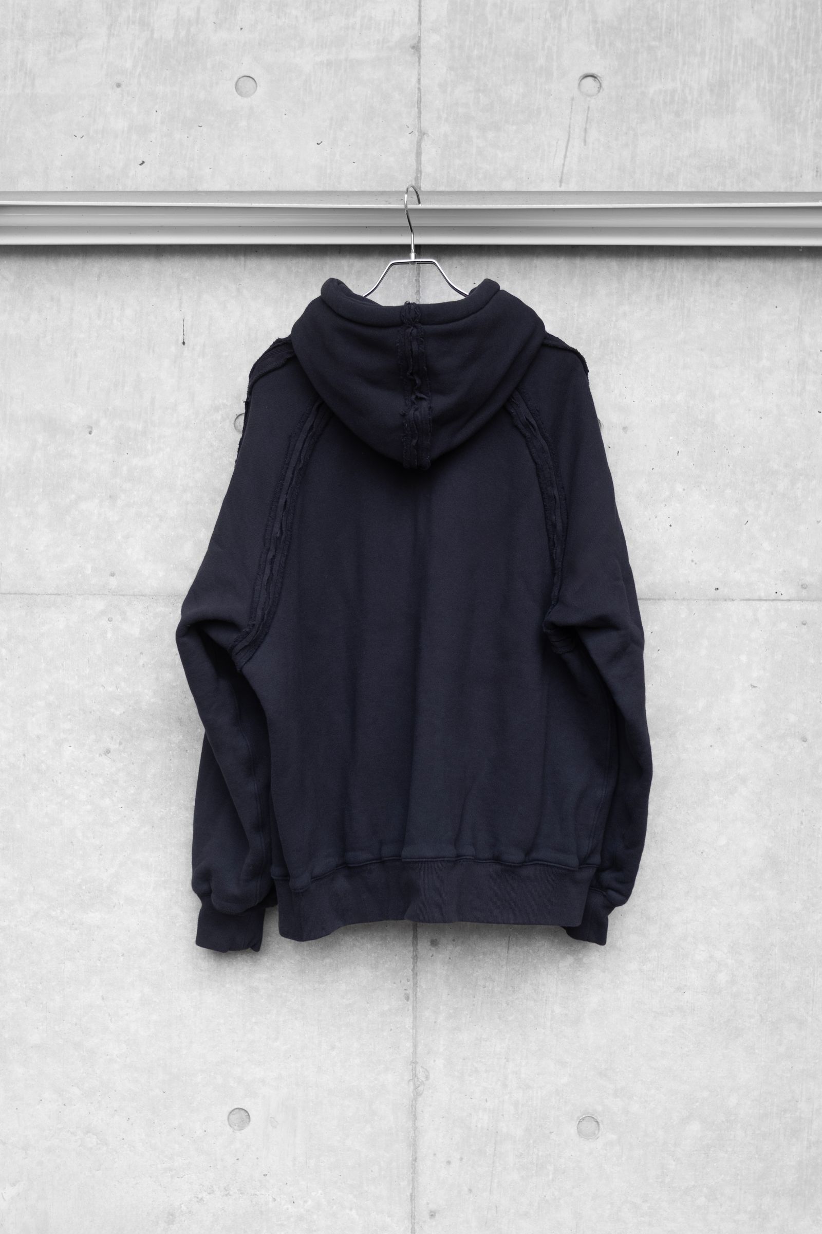 Full-Zip Sweat Hoodie / Black