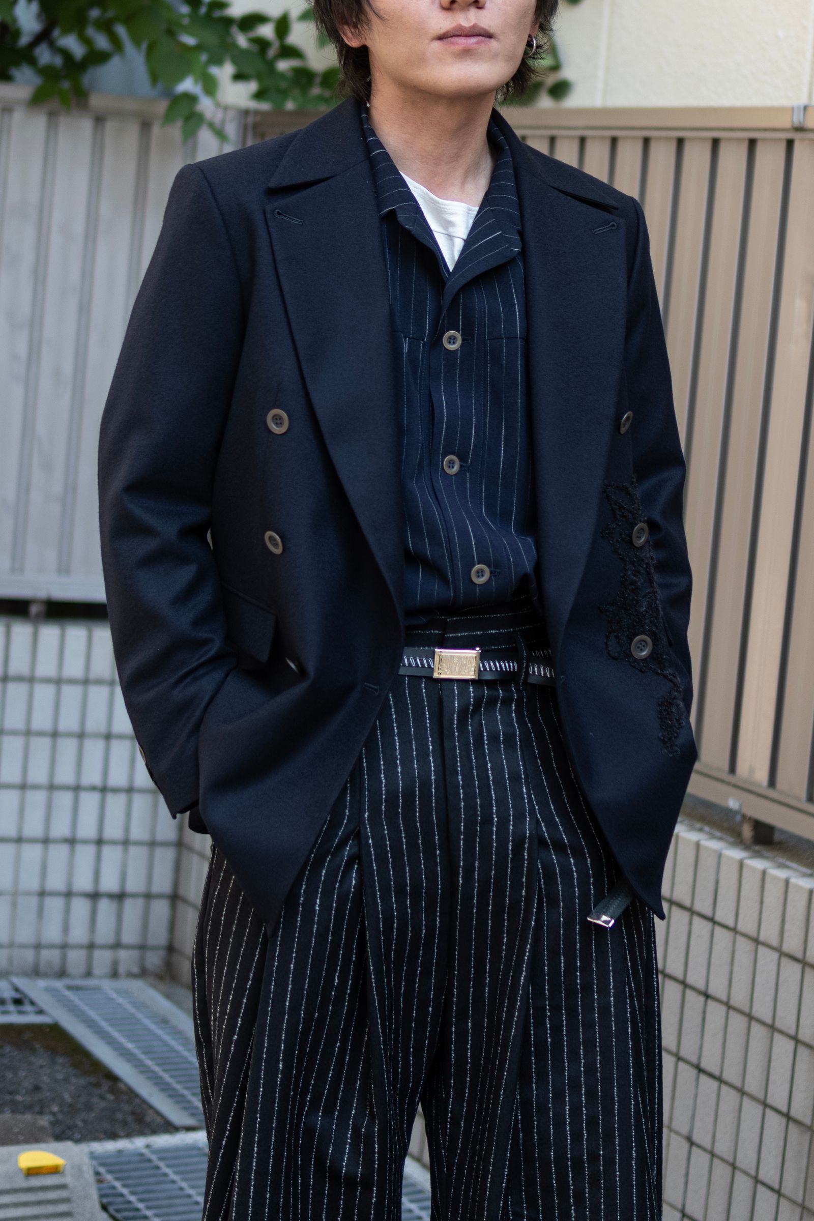 Code embroidery JKT / nvy