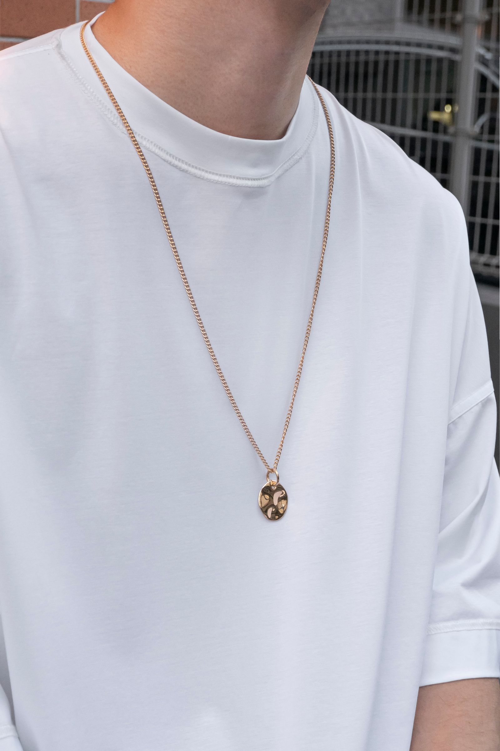 【オーダー可能】[目黒蓮様着用] N103 silver925 water top necklace GP / ネックレス