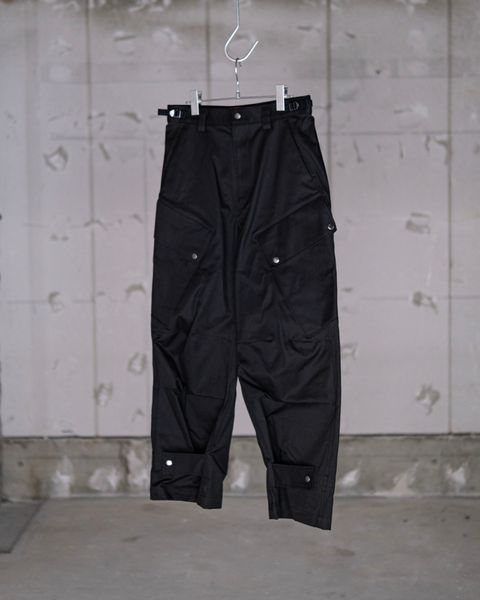 "ARK" 40/3 PREMIUM HIGH-DENSITY TWILL / BLACK