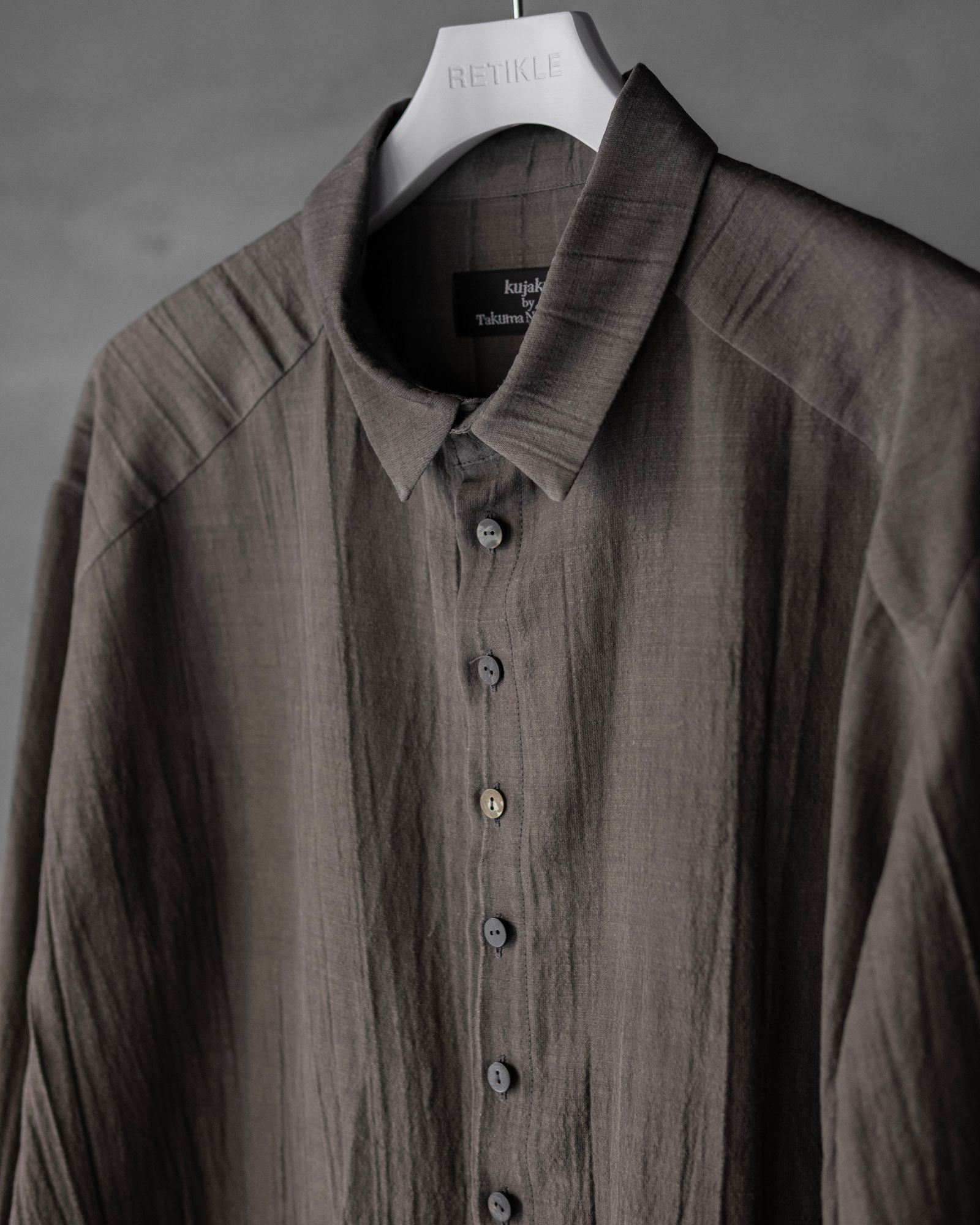 Ink-dyed kjk Shirt / Ink-dyed