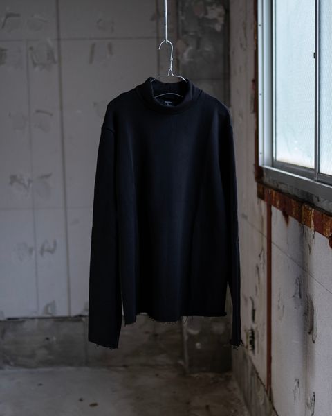 High neck Pullover / Black