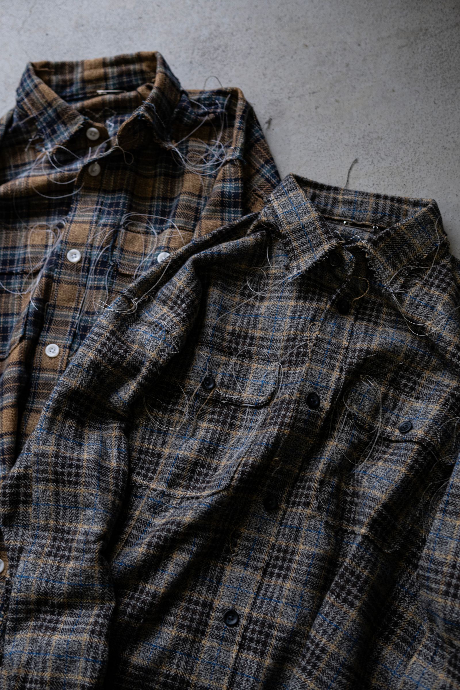 60s collar shirts / MINT BLUE