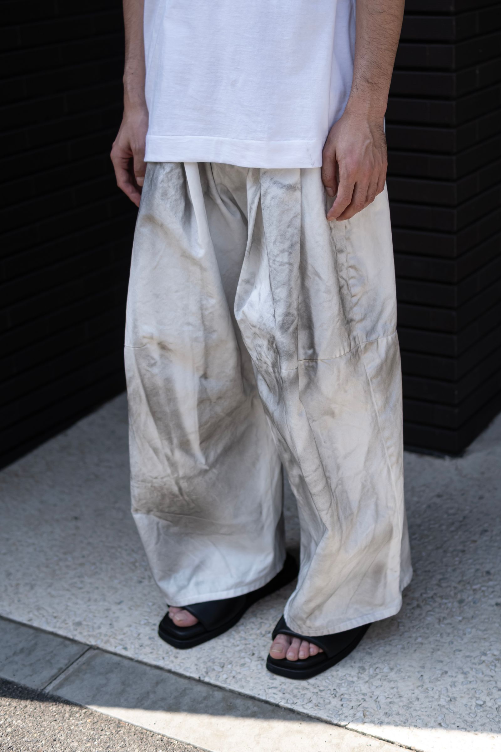 SHINYAKOZUKA - WASHED Hi, BAGGY / COLOURLESS WHITE | Retikle