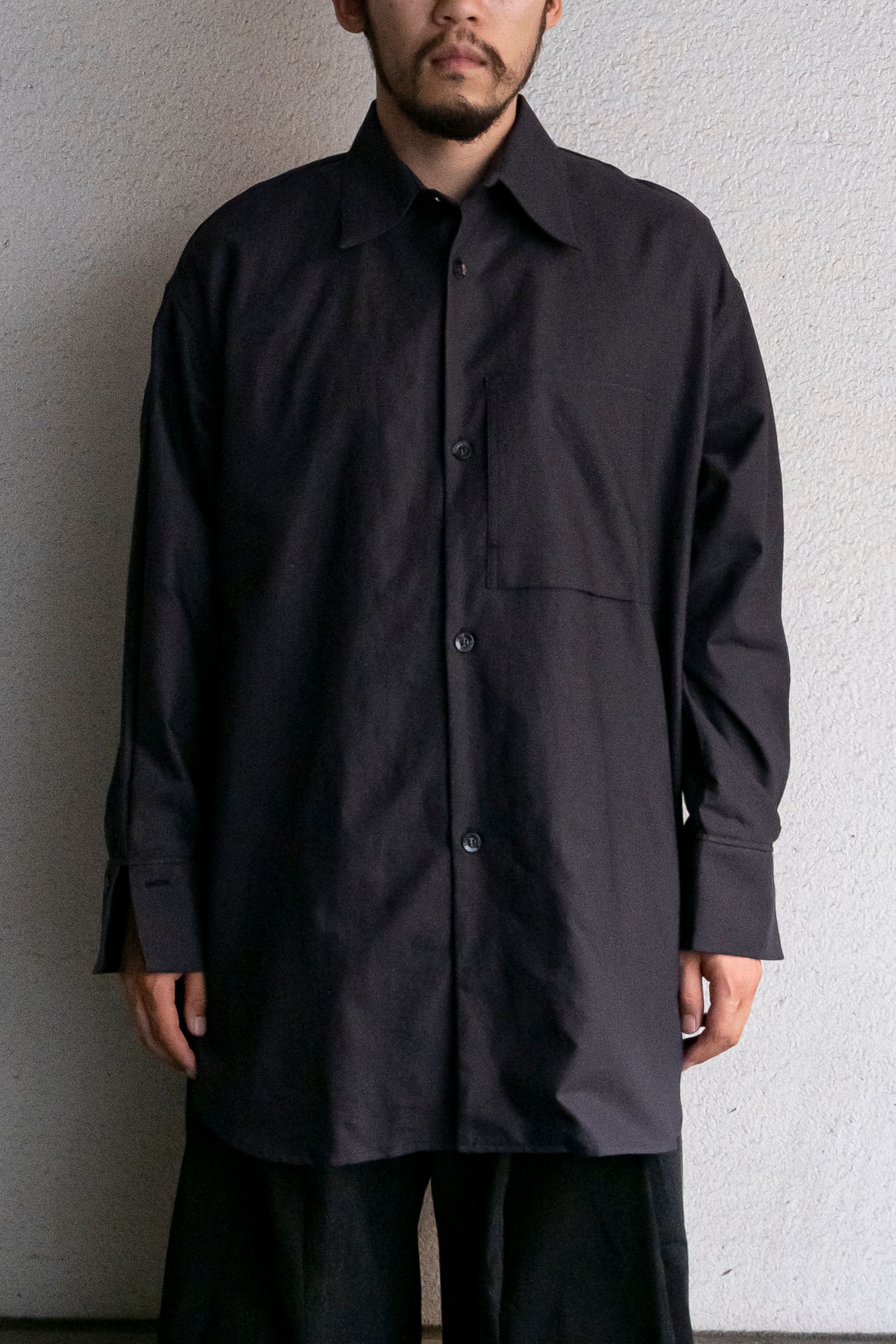 SHINYAKOZUKA - His Shirt / OFF BLACK | Retikle Online Store