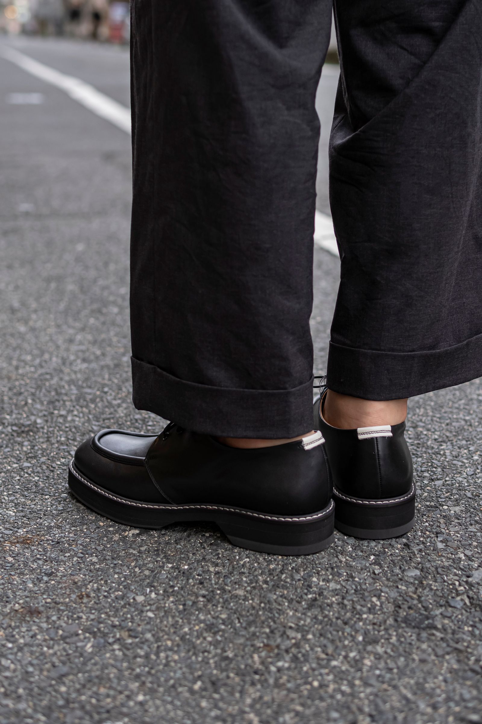 EARLE - Mocca blucher / Black | Retikle Online Store