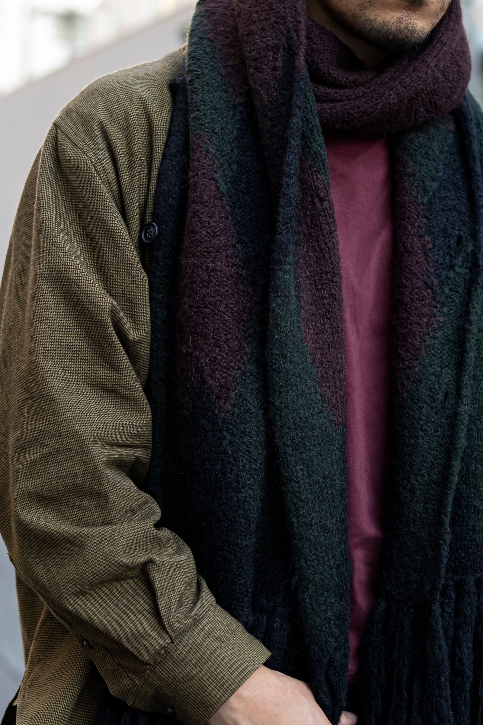 【elephant TRIBAL fabrics】ベスト・オブ・マフラー elephant TRIBAL fabrics マフラー Vest or Muffler メンズ