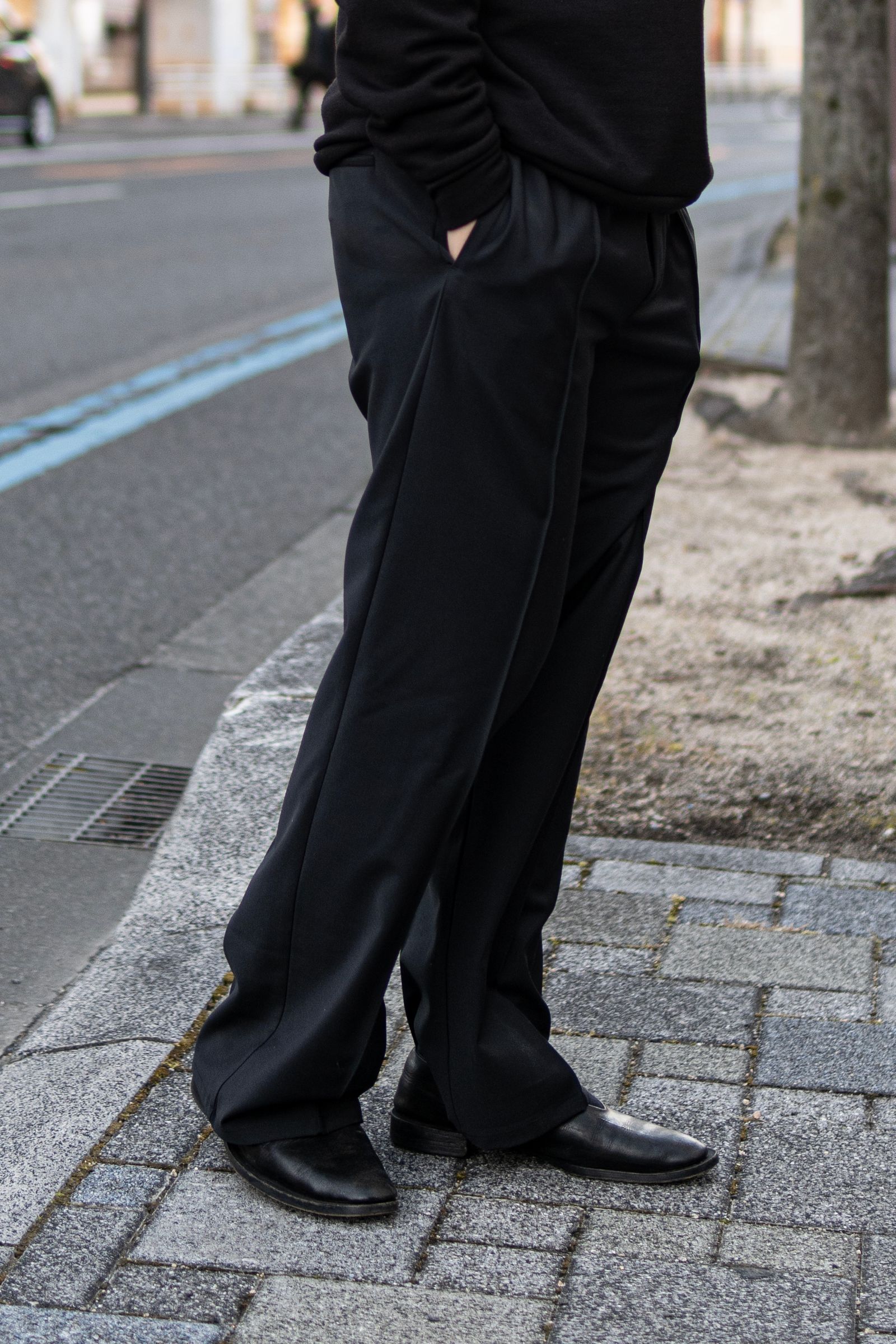 "REL" 2/70TW TRO Easy Pants / BLACK