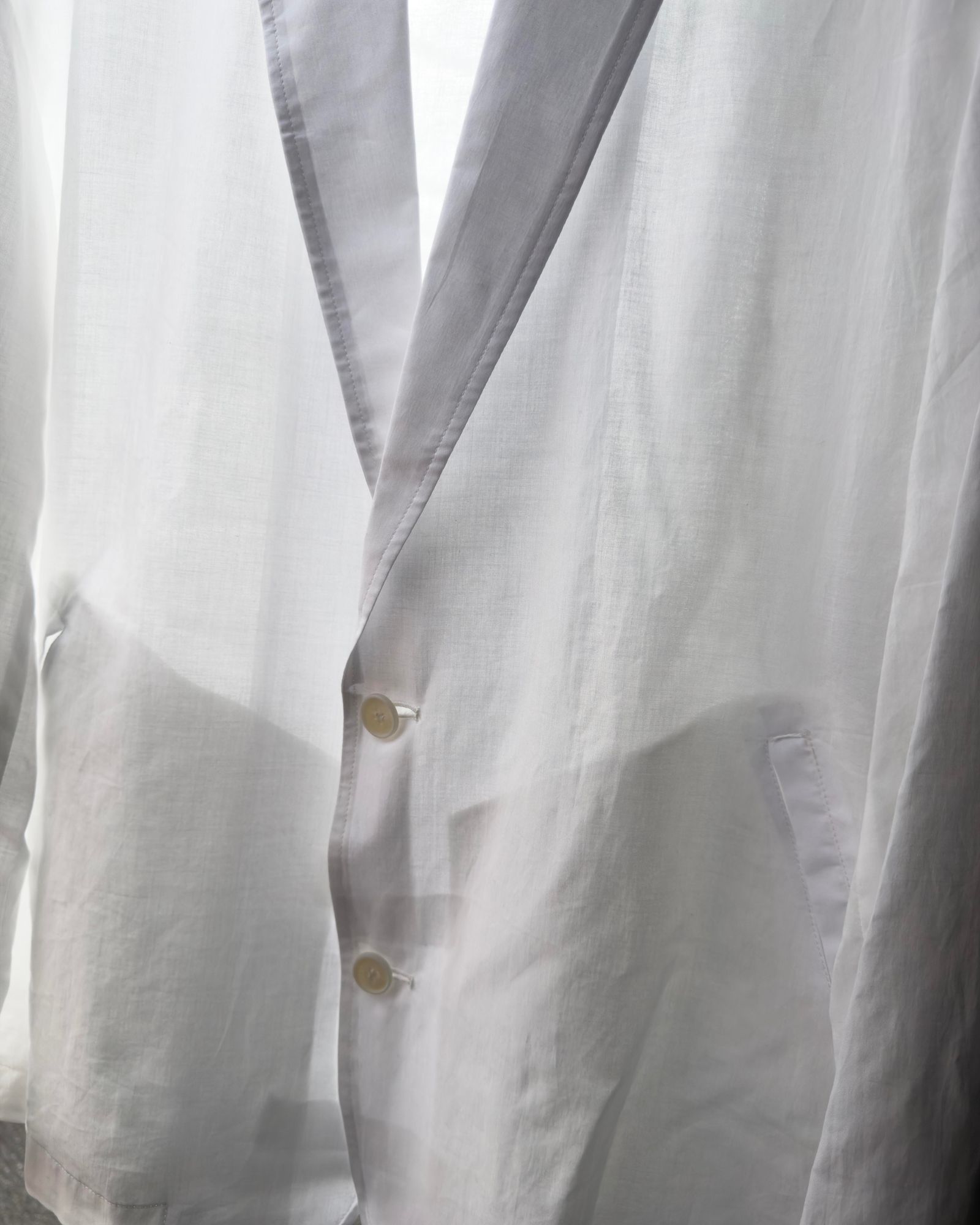 Superior Cotton Shirt JKT / White