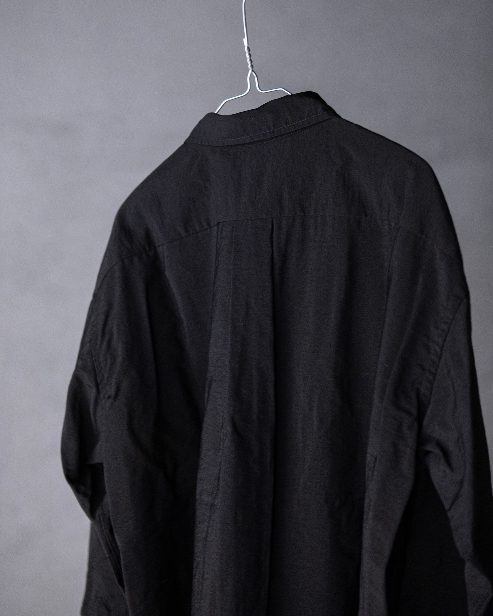 【exclusive】Regular Colar Shirts / Black