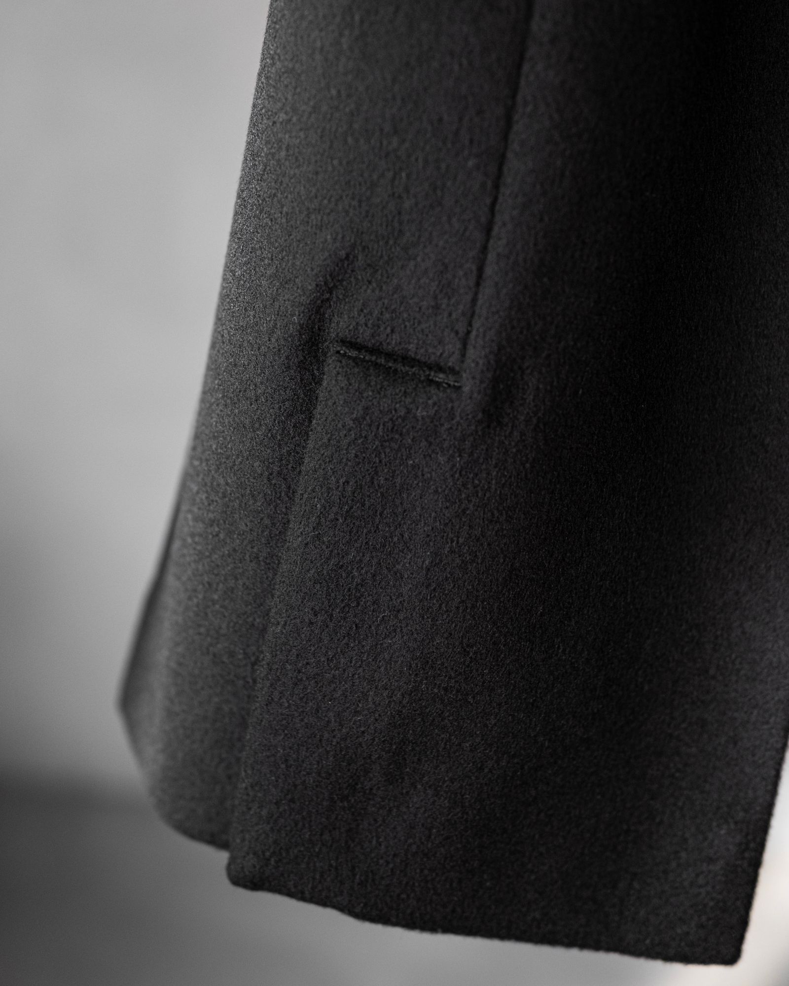 Wool Cashmere Trousers / Black