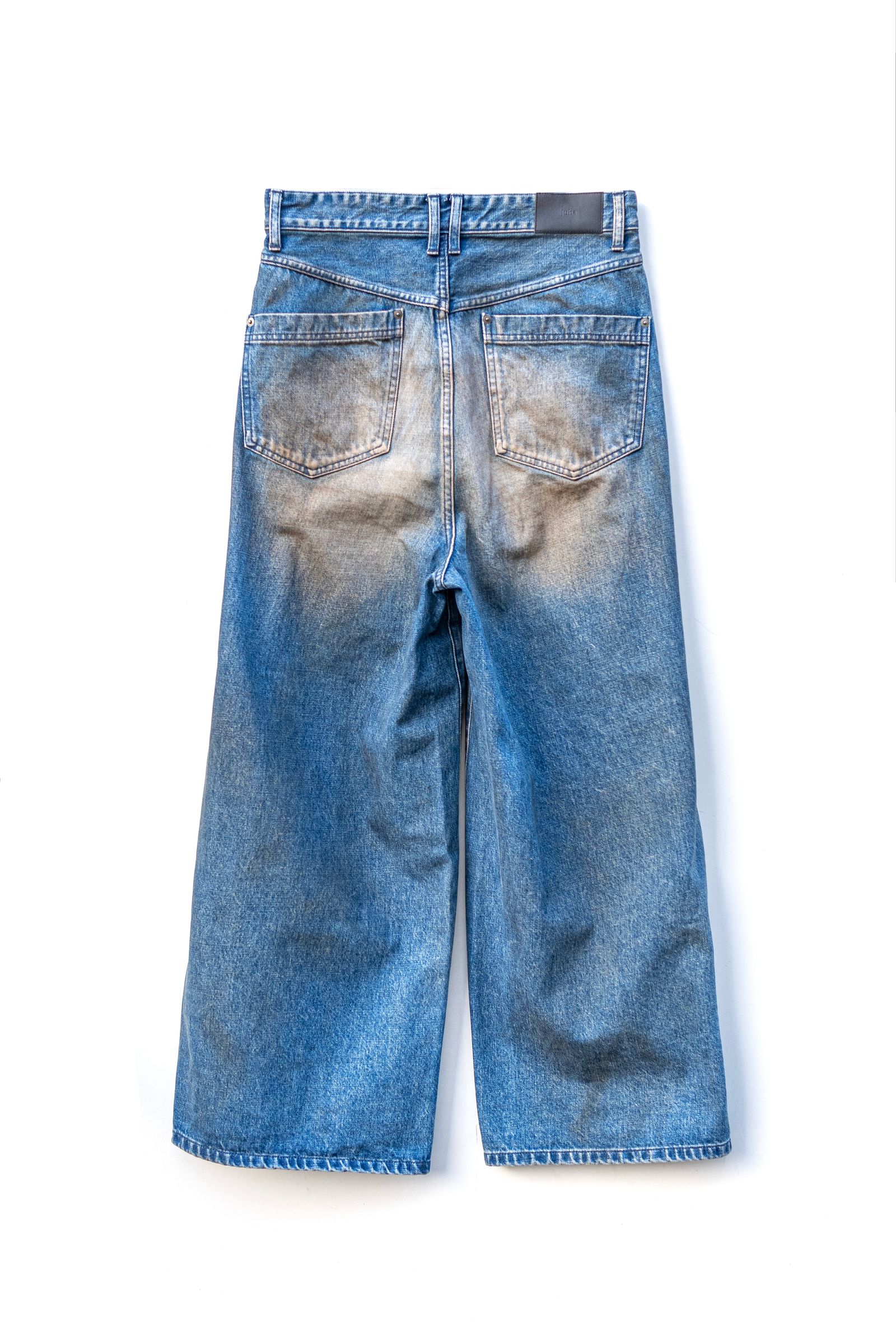 JUHA - RUST BAGGY DENIM PANTS / INDIGO | Retikle Online Store