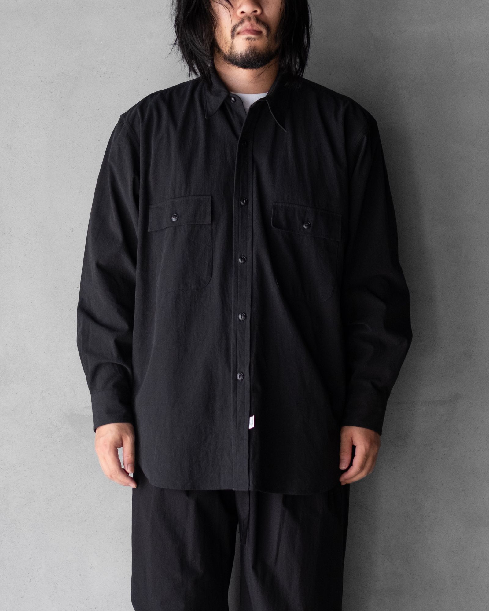 Military Work SH / Black Gabardine