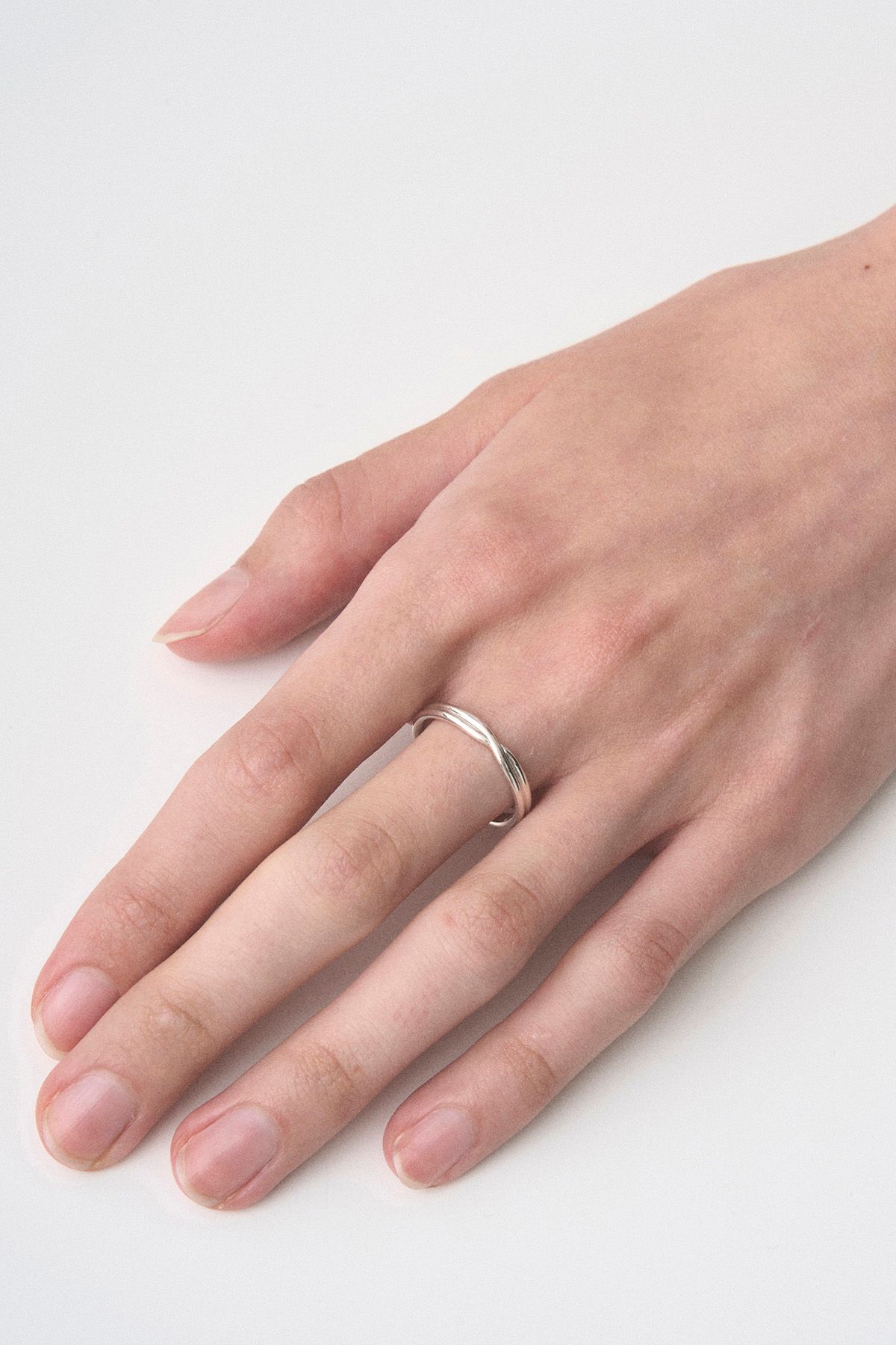 RING - CROSS - SILVER