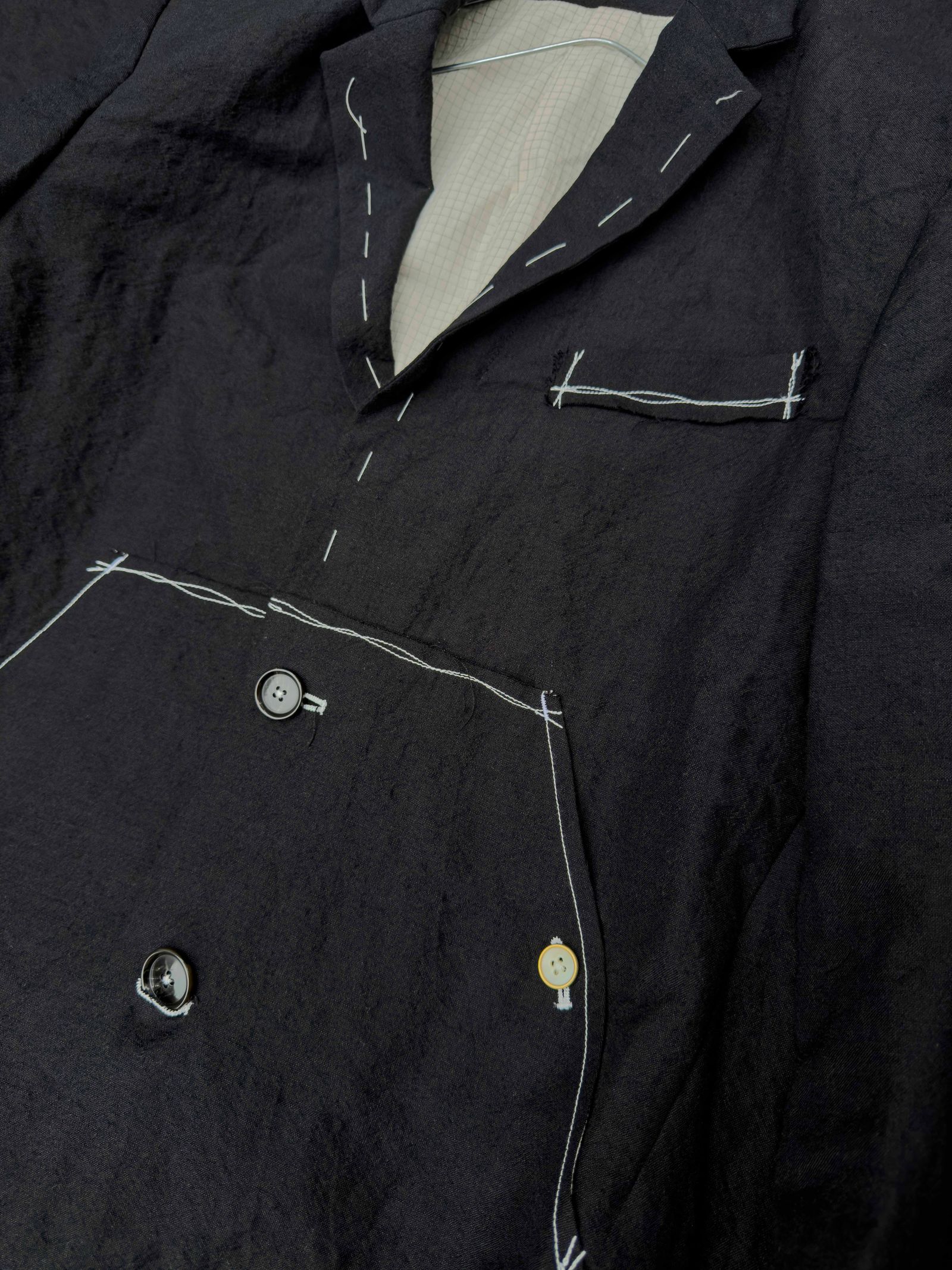 SEPARATE PATCH POCKET CEREMONY JACKET / Black