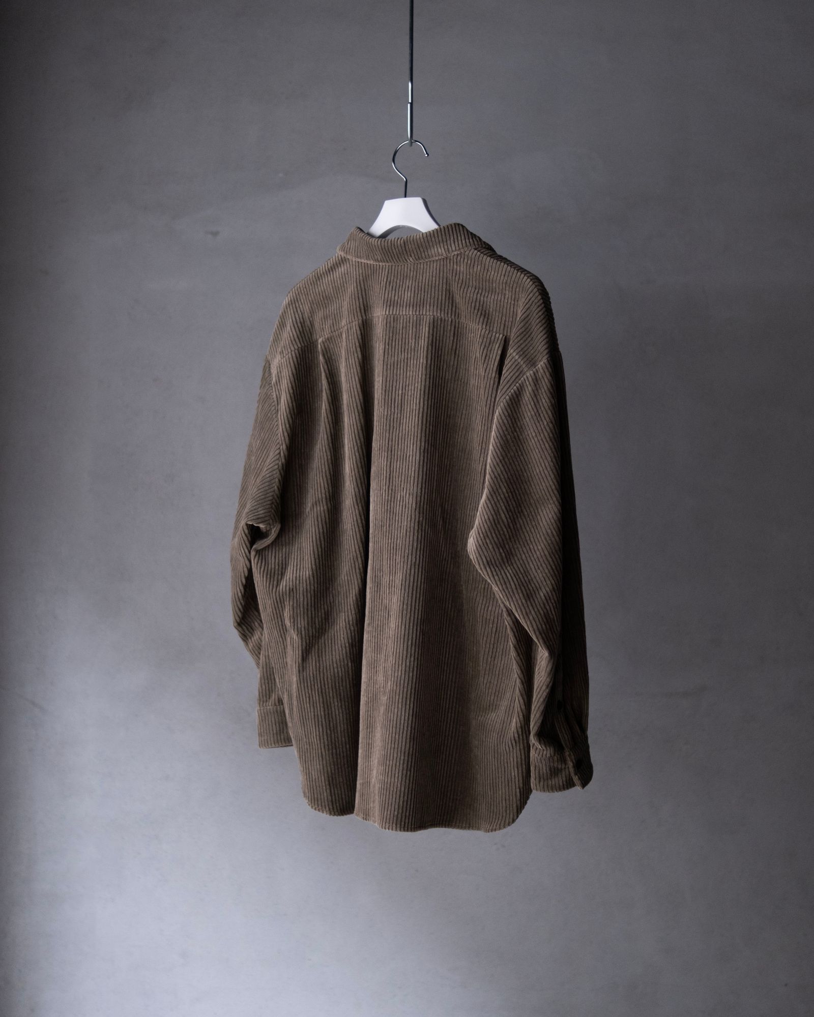 Corduroy Skipper Shirts / Beige