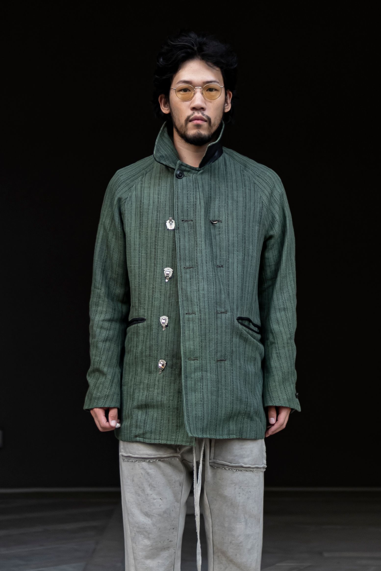 【LIMITED EDITION】Amish tweed hulf coat