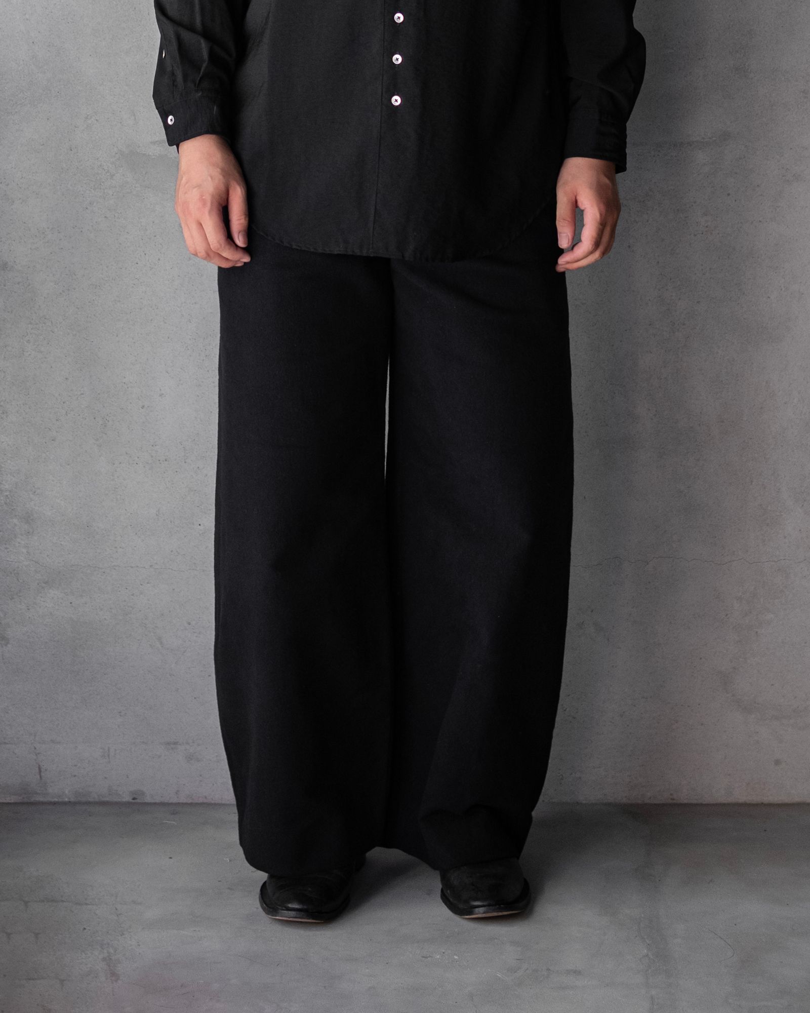Wide Pants / Black