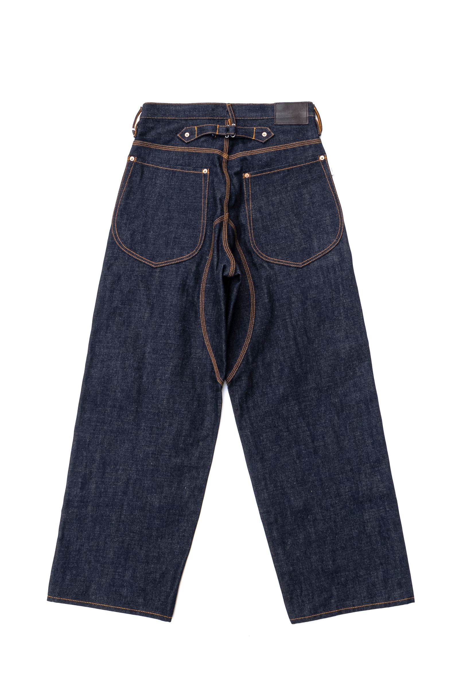 SUGARHILL - CLASSIC DOUBLE KNEE DENIM PANTS / RIGID INDIGO | Retikle Online  Store