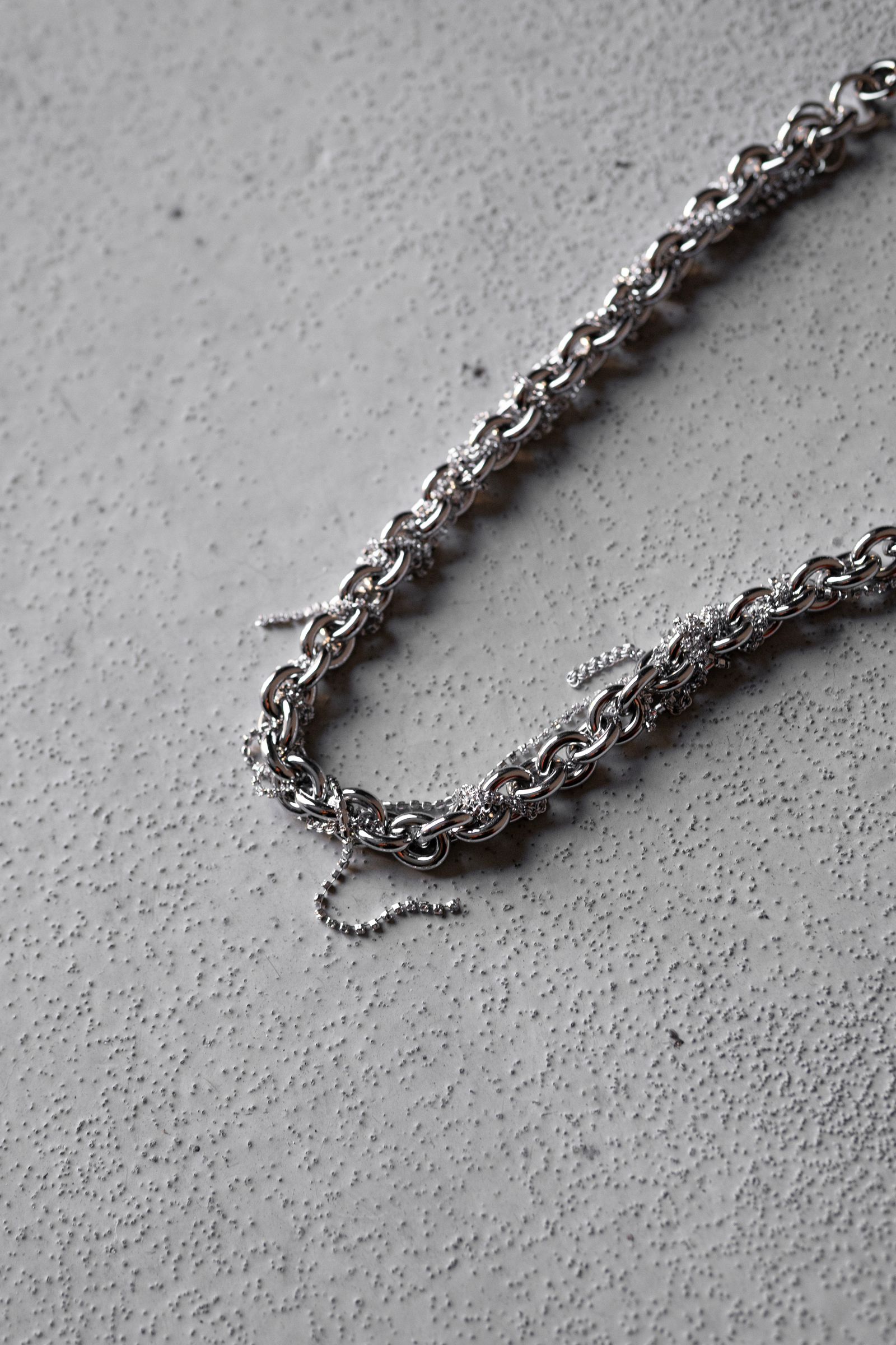 BROKEN "MIÇANGA" CHAIN / Silver