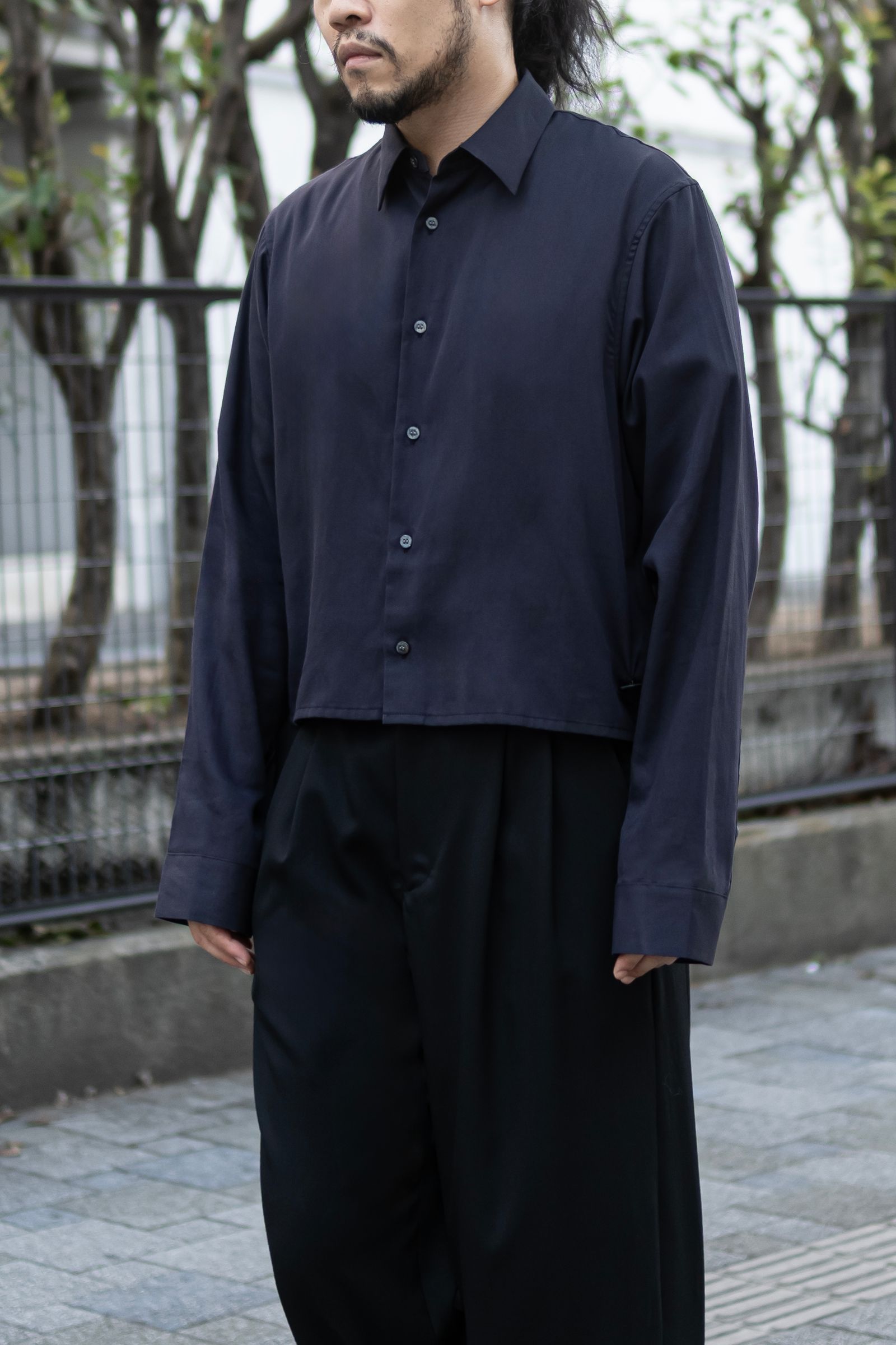SHORT TORSO SHIRT / DAWN BLACK