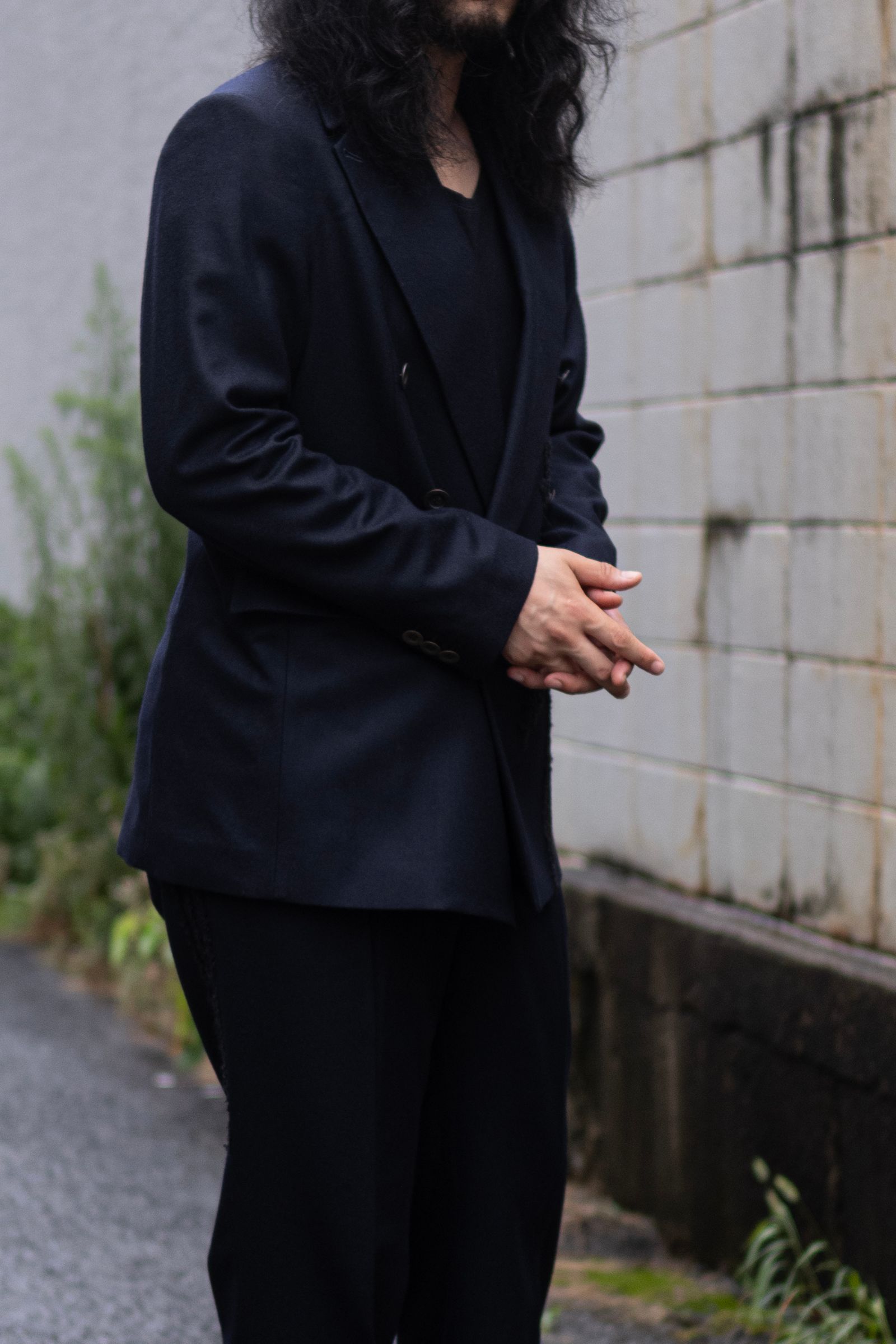 Code embroidery JKT / nvy