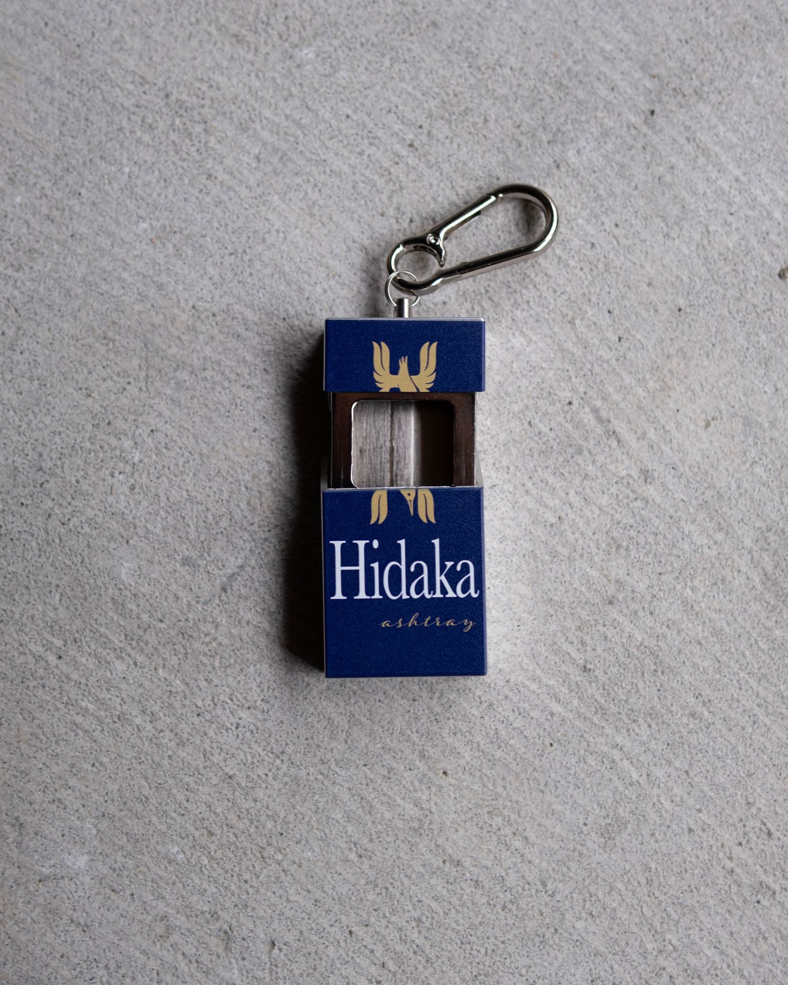 Portable Ashtray - Peace / Navy