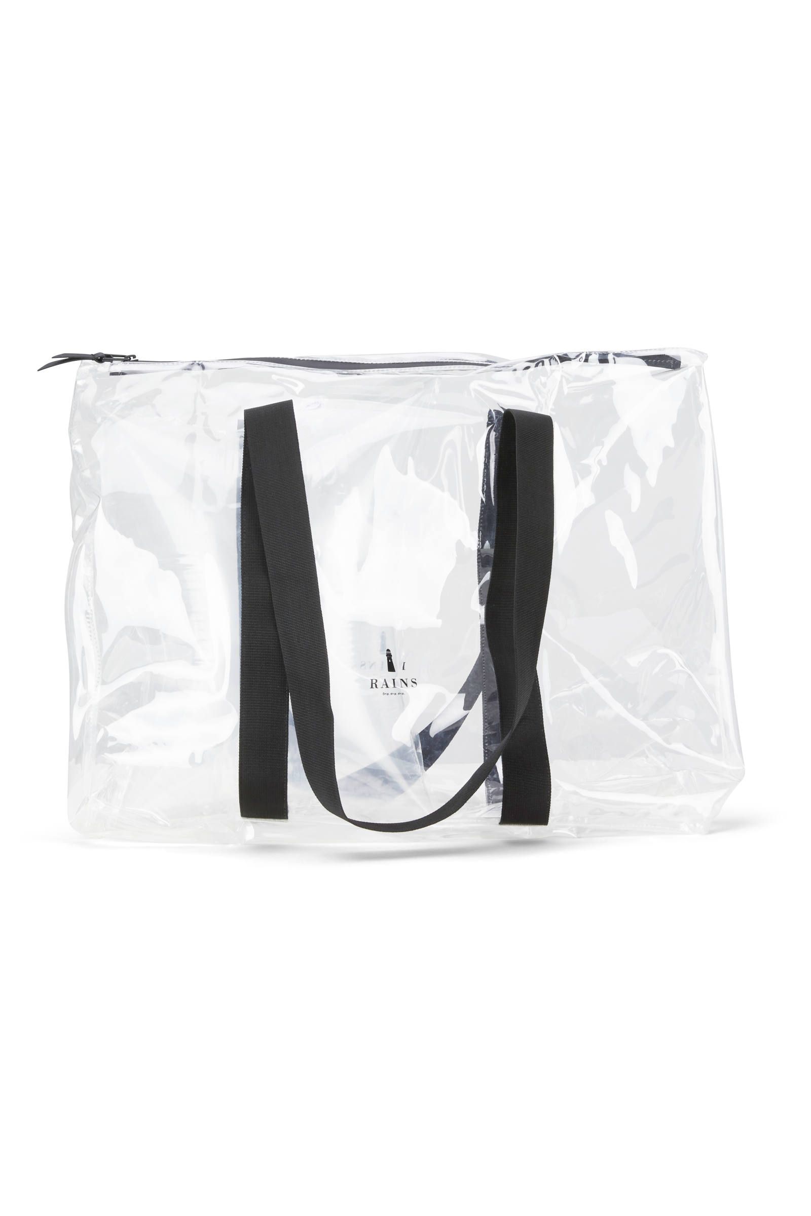 Rains City tote bag transparent / シティトートレインバッグスケルトン
