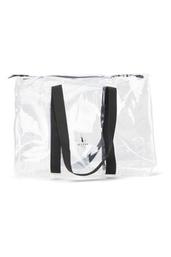 Rains City tote bag transparent / シティトートレインバッグスケルトン