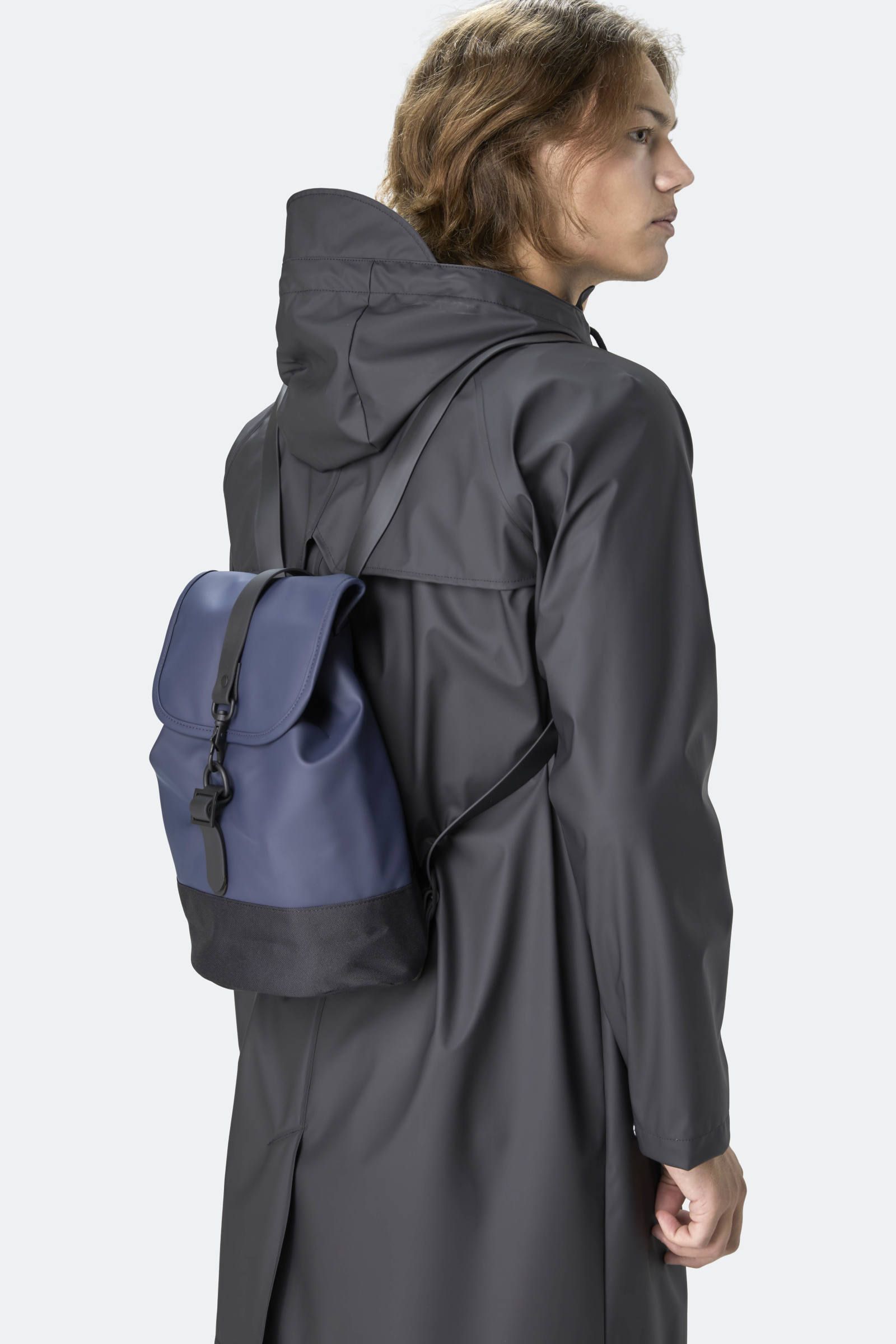 RAINS - Rains Drawstring Backpack Blue / ドローストリングバック