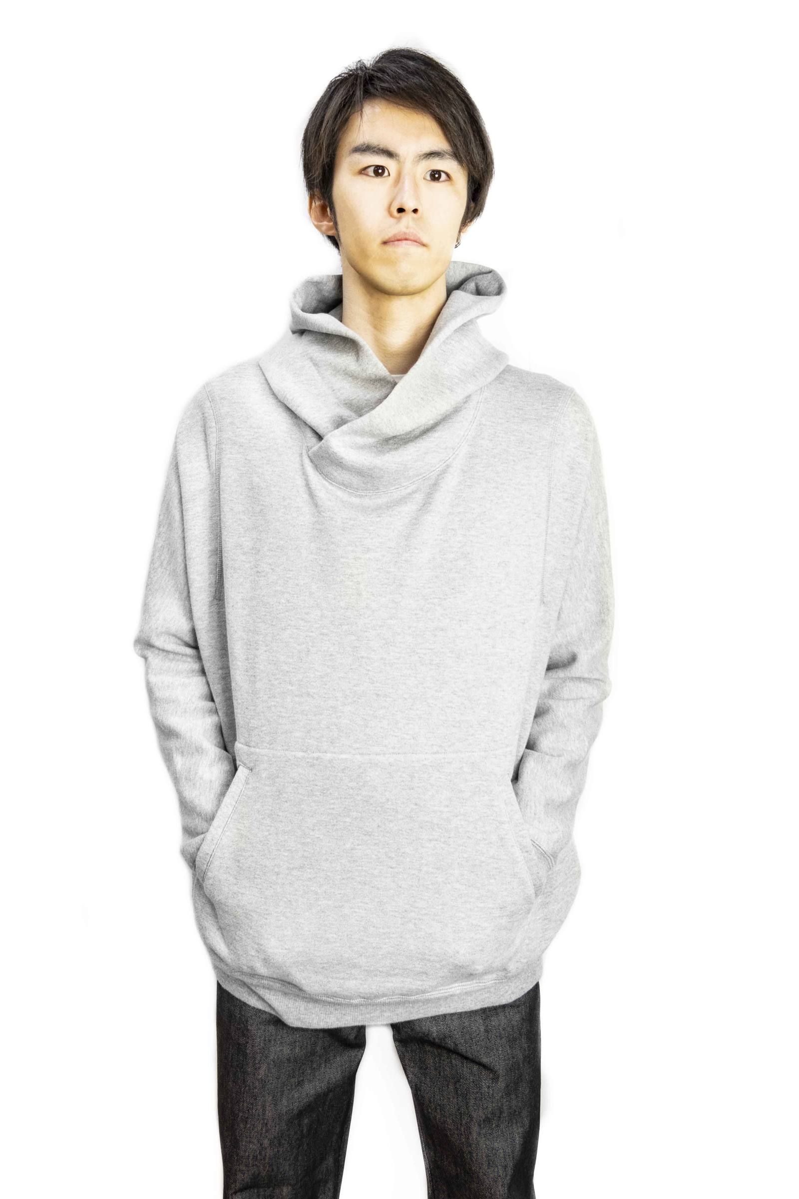 SEVENROOMS - Hooded sweat parka gray / フーデッドスウェット ...