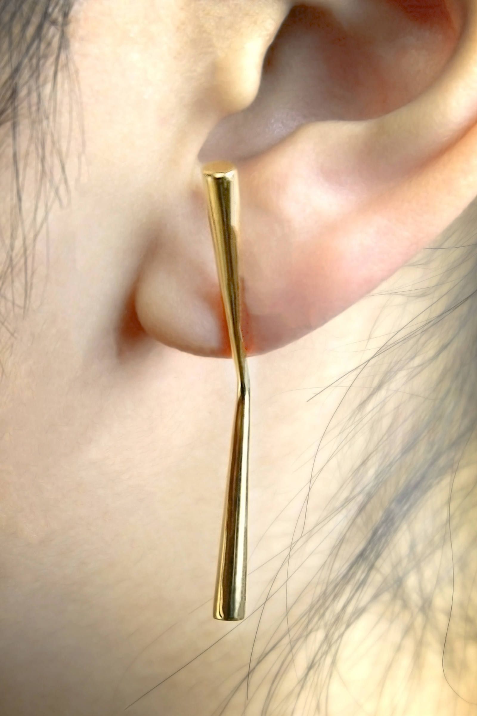 【オーダー可能】P107L silver925 pierce earring GP