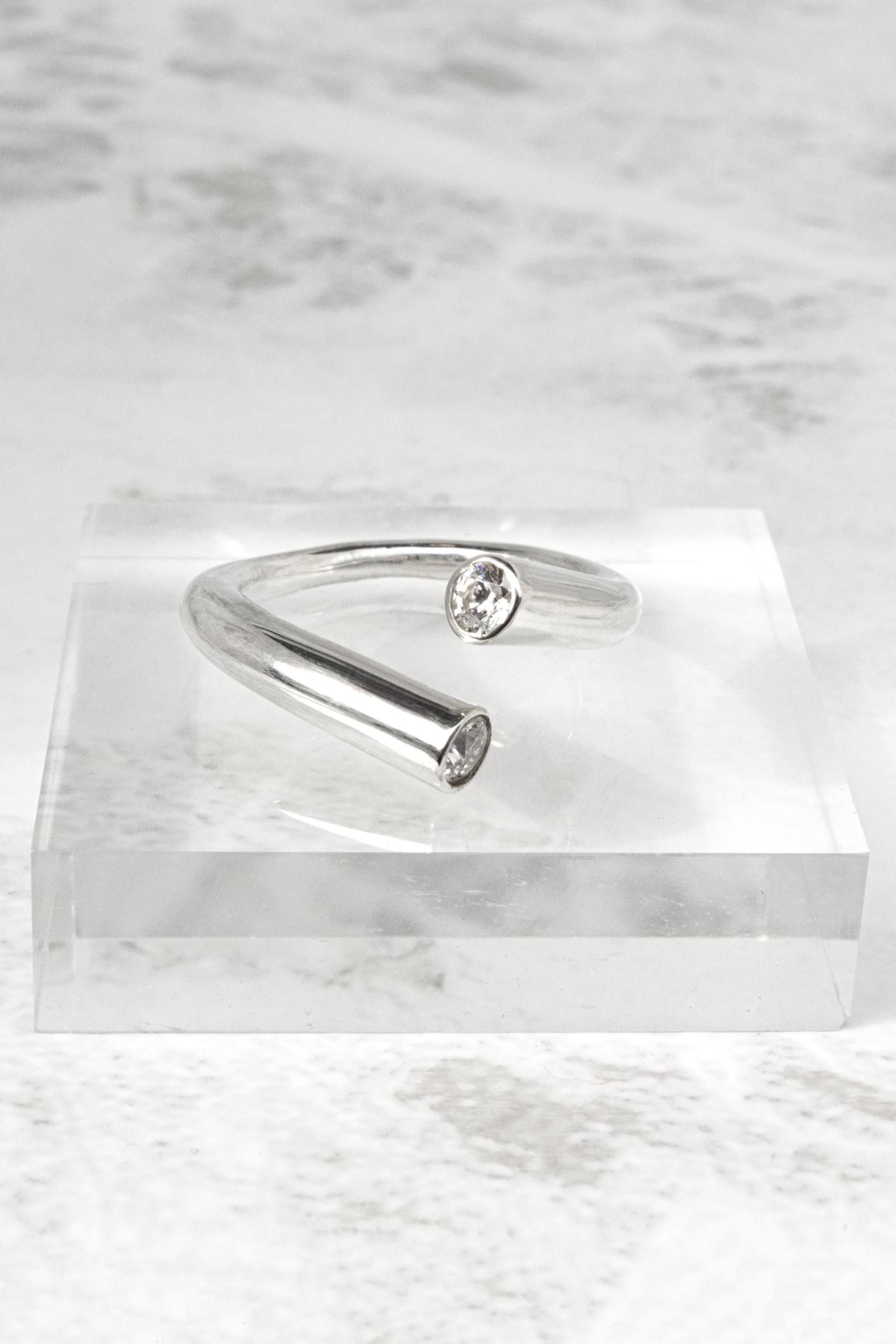 MIRAH - 【オーダー可能】R108CZ silver925 Zirconia ring RP