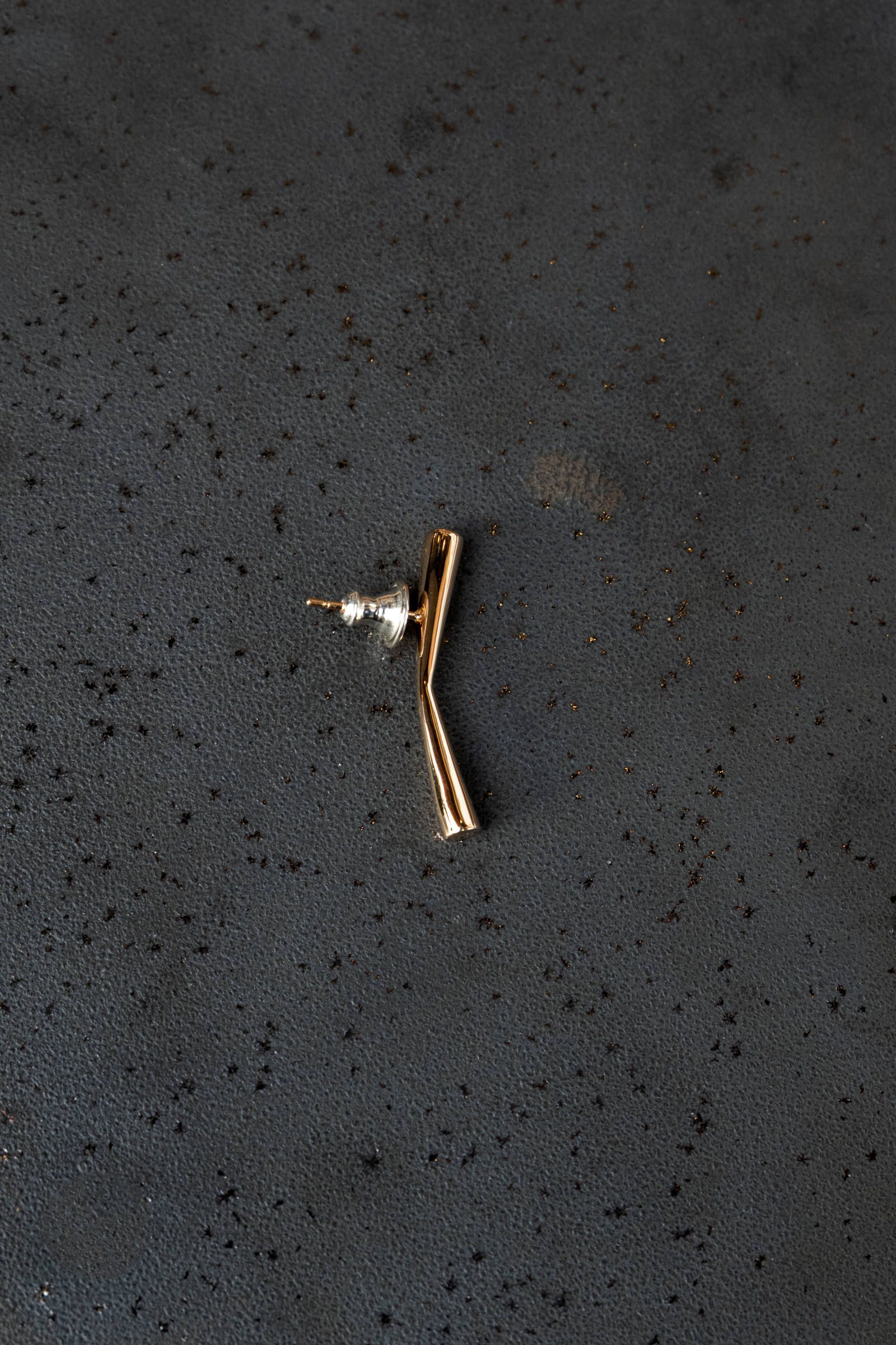 【オーダー可能】P107M silver925 pierce earring GP