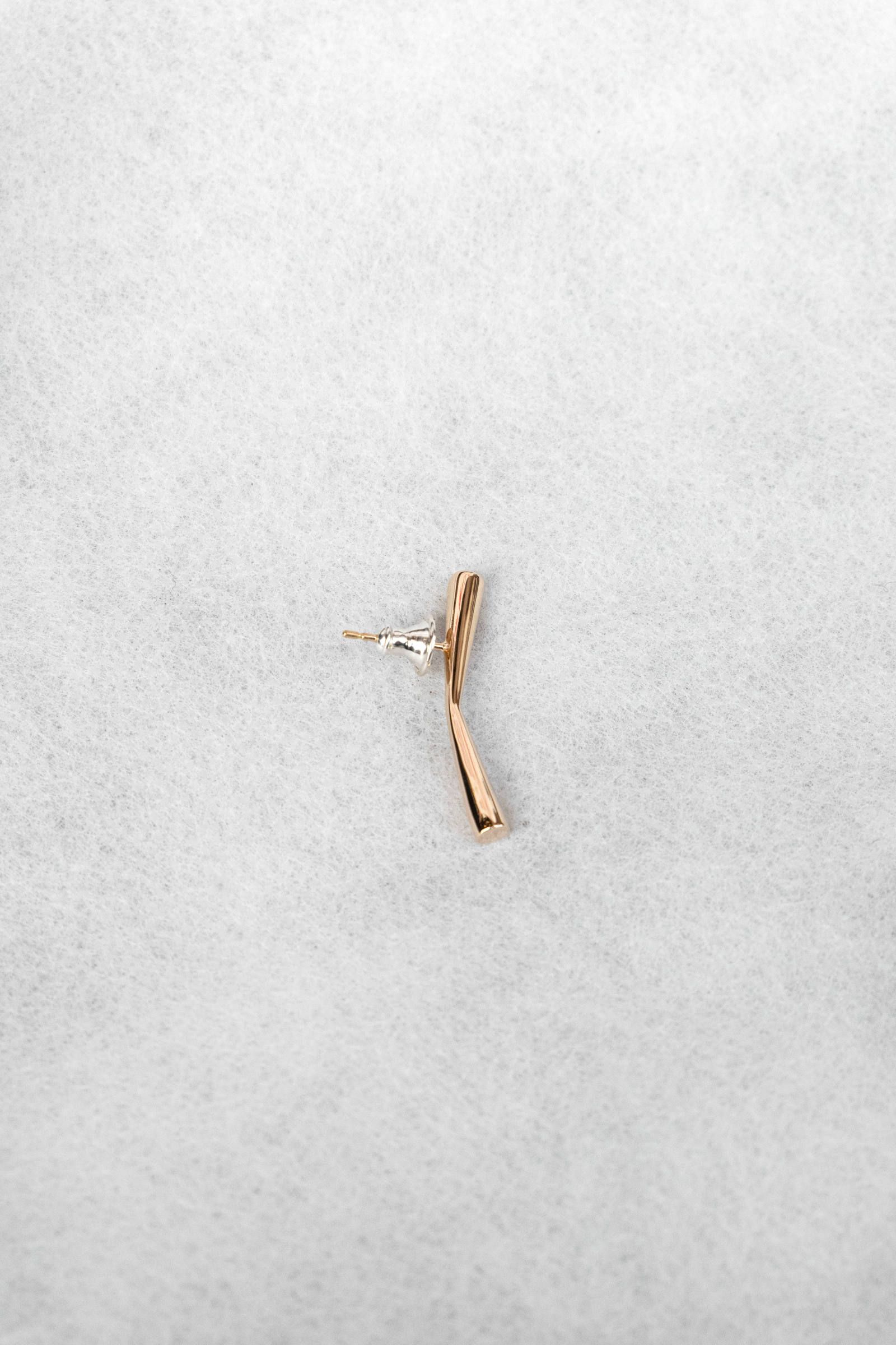 【オーダー可能】P107M silver925 pierce earring GP
