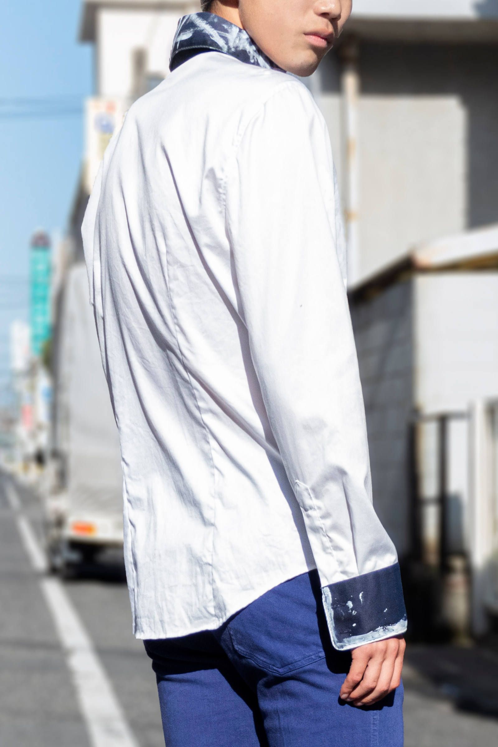 JAPAN remake paint cotton shirts / リメイクペイントコットンシャツ