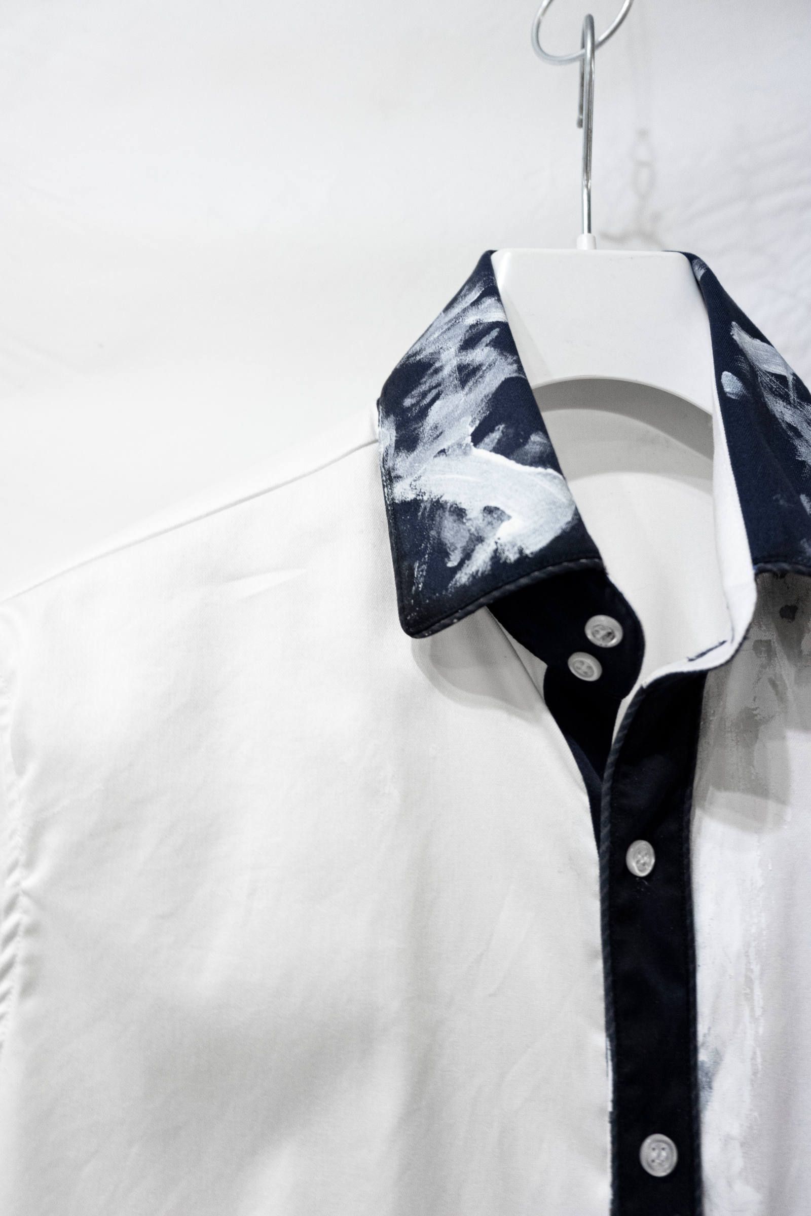 JAPAN remake paint cotton shirts / リメイクペイントコットンシャツ