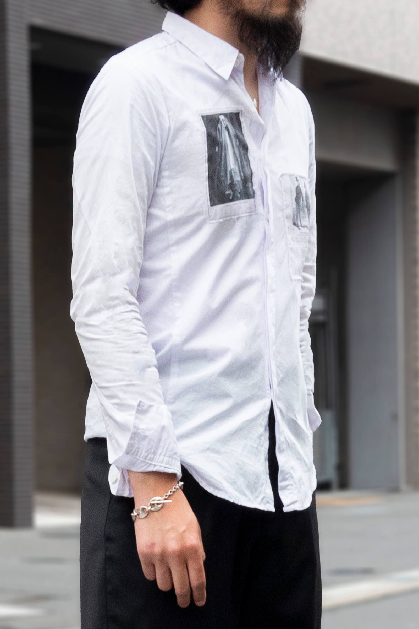 JAPAN remake patch dress shirts / パッチドレスシャツ