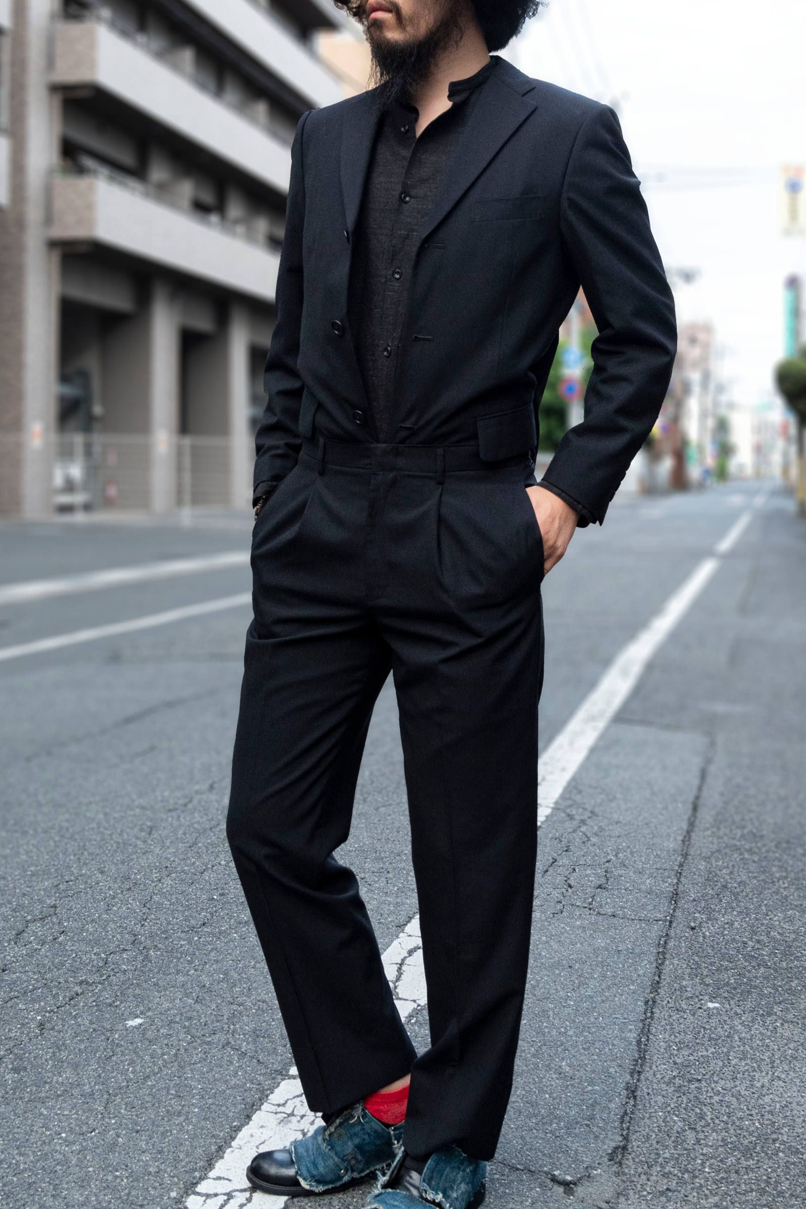 ITALY remake suits overalls / リメイクツナギスーツ