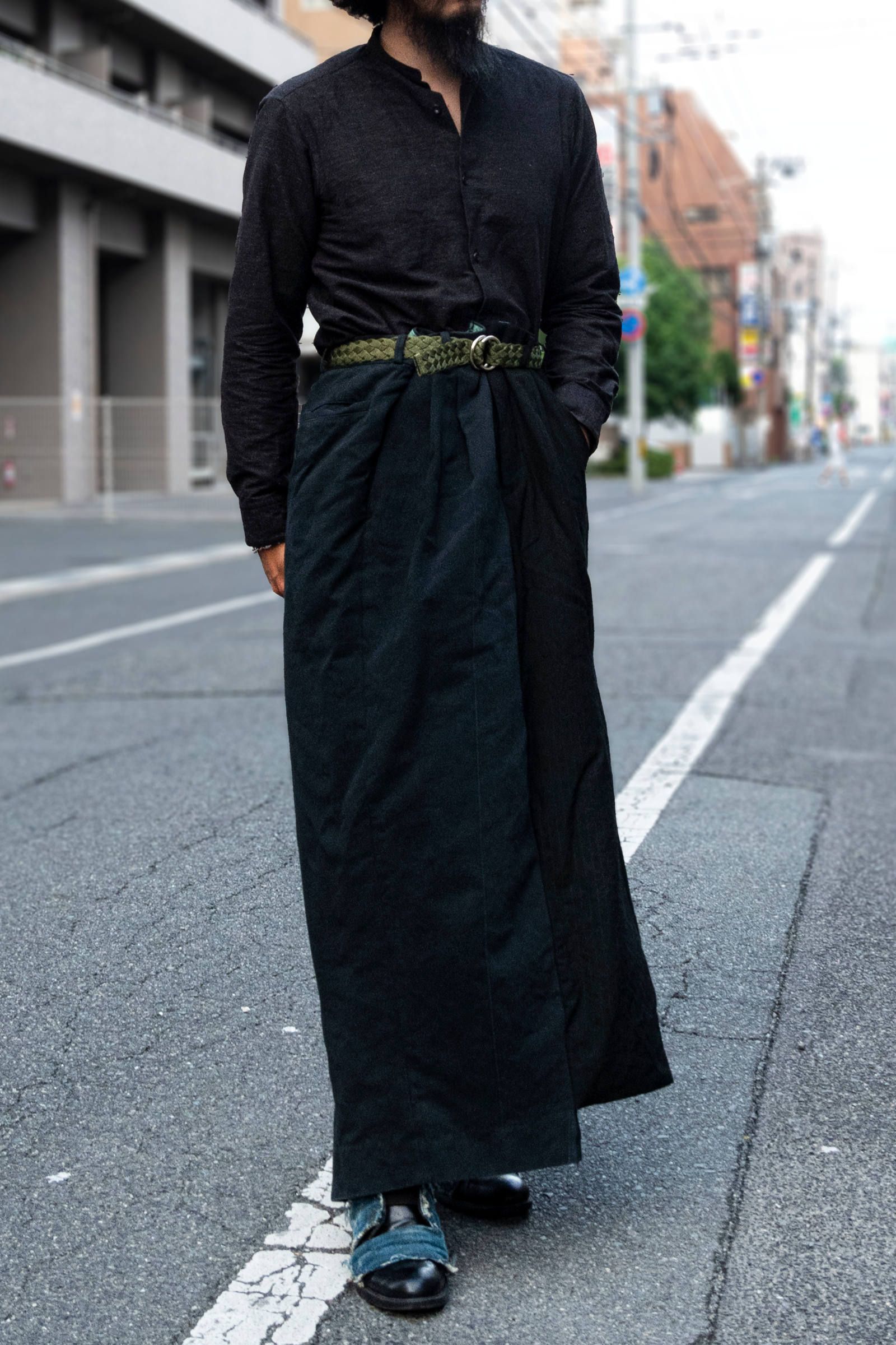 ITALY remake wide long skirt / リメイクワイドロングスカート