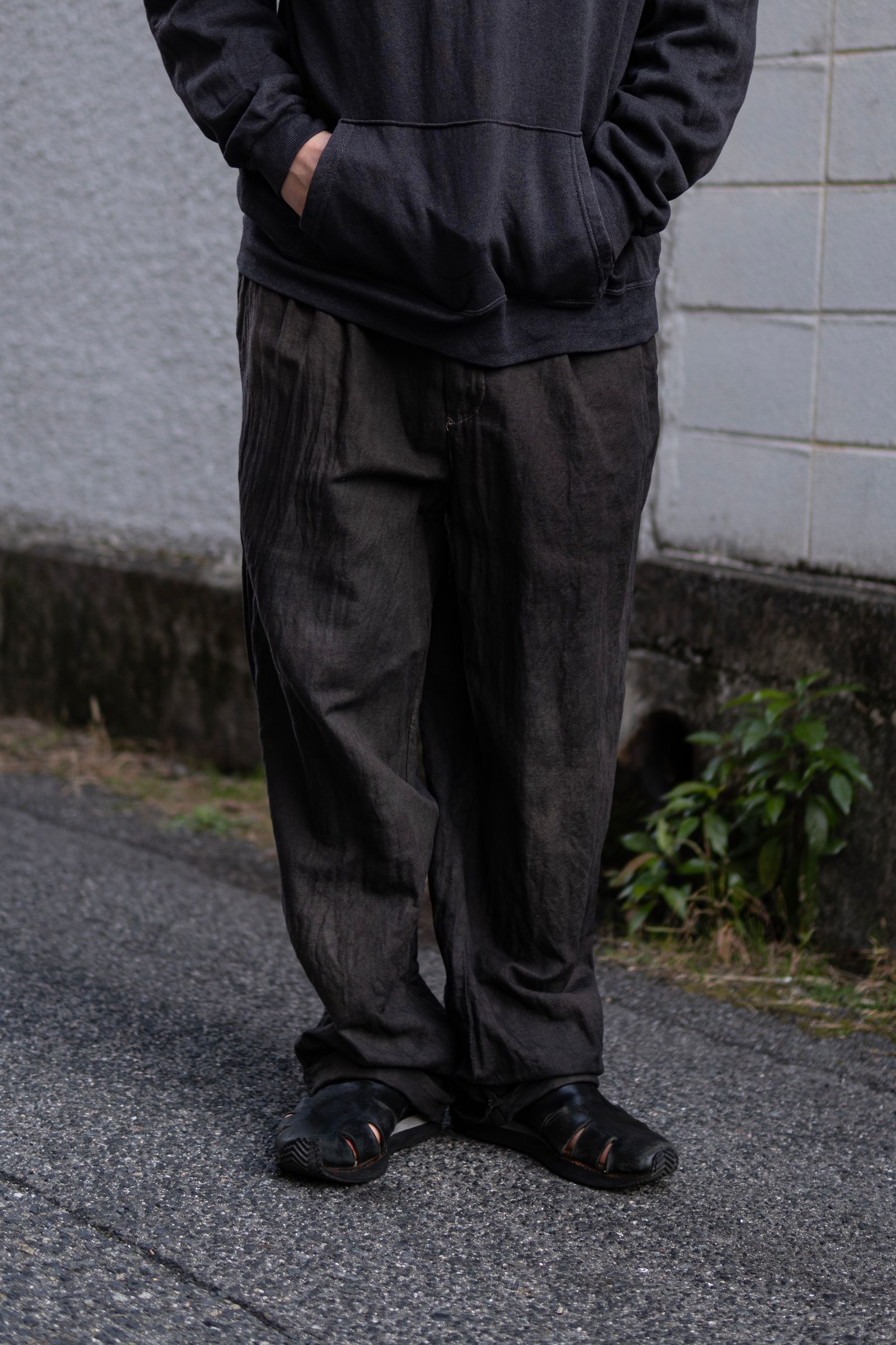 Remake "Dye" linen Pants