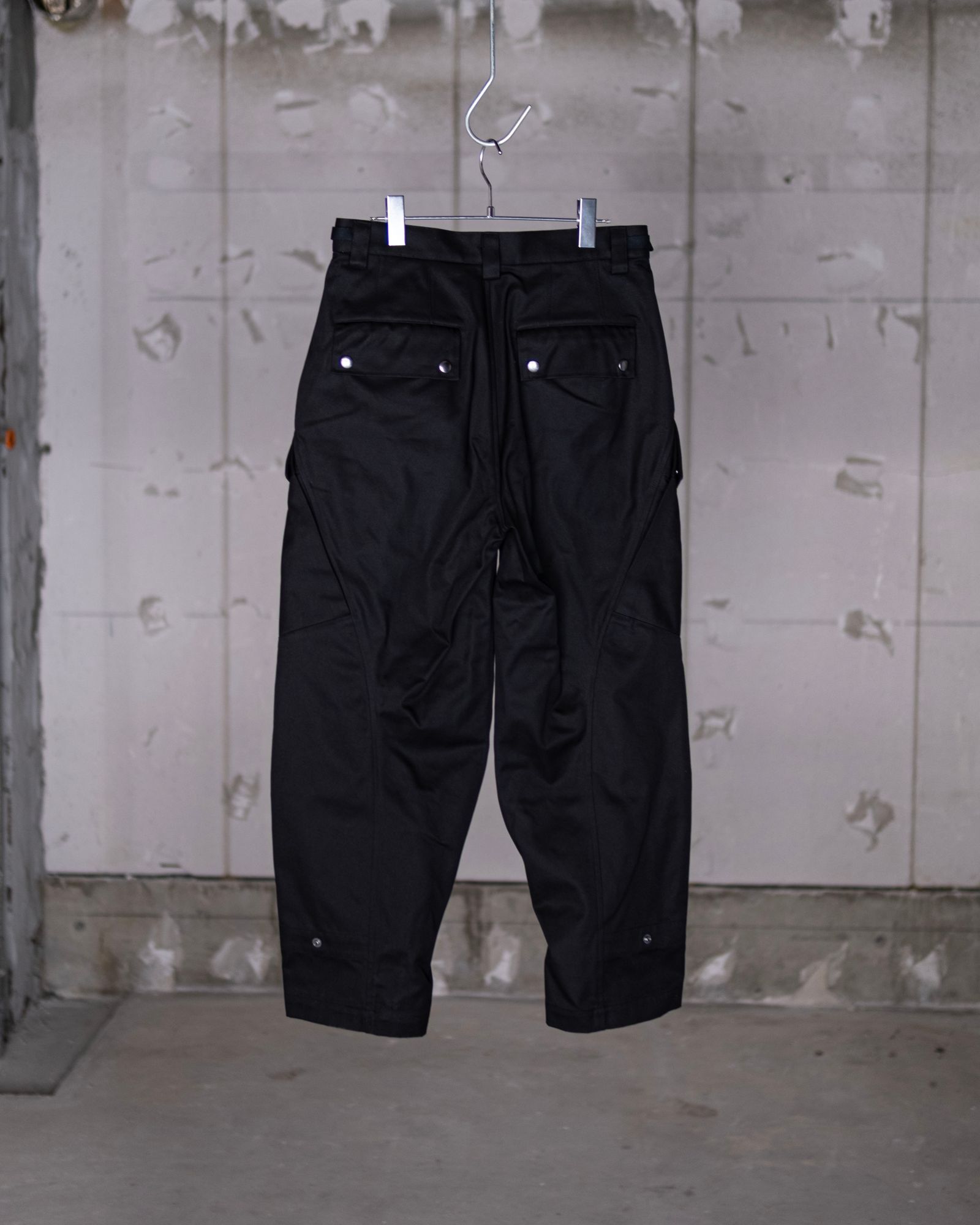 "ARK" 40/3 PREMIUM HIGH-DENSITY TWILL / BLACK